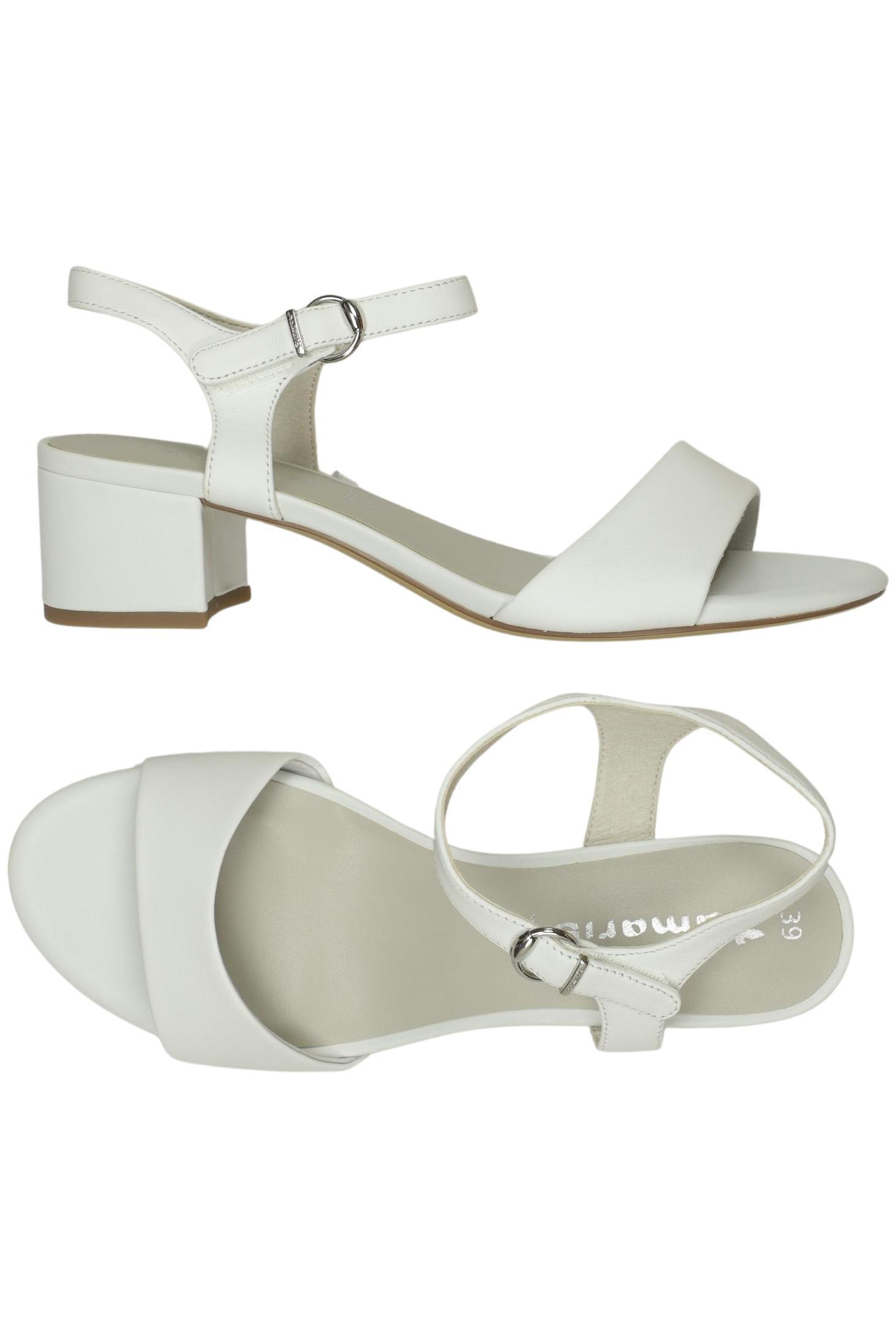 

Tamaris Damen Sandale, weiß, Gr. 39