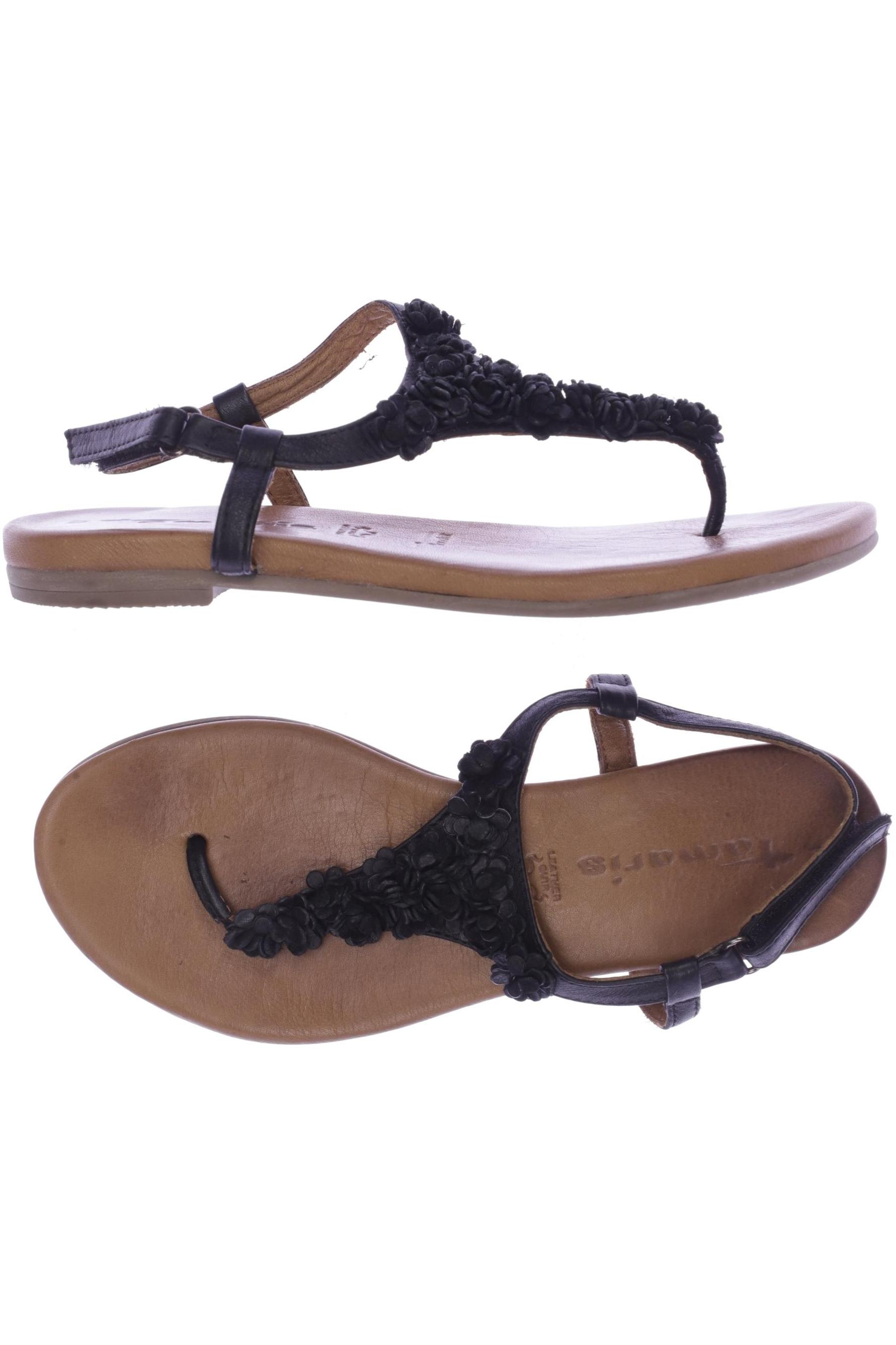 

Tamaris Damen Sandale, schwarz, Gr. 37