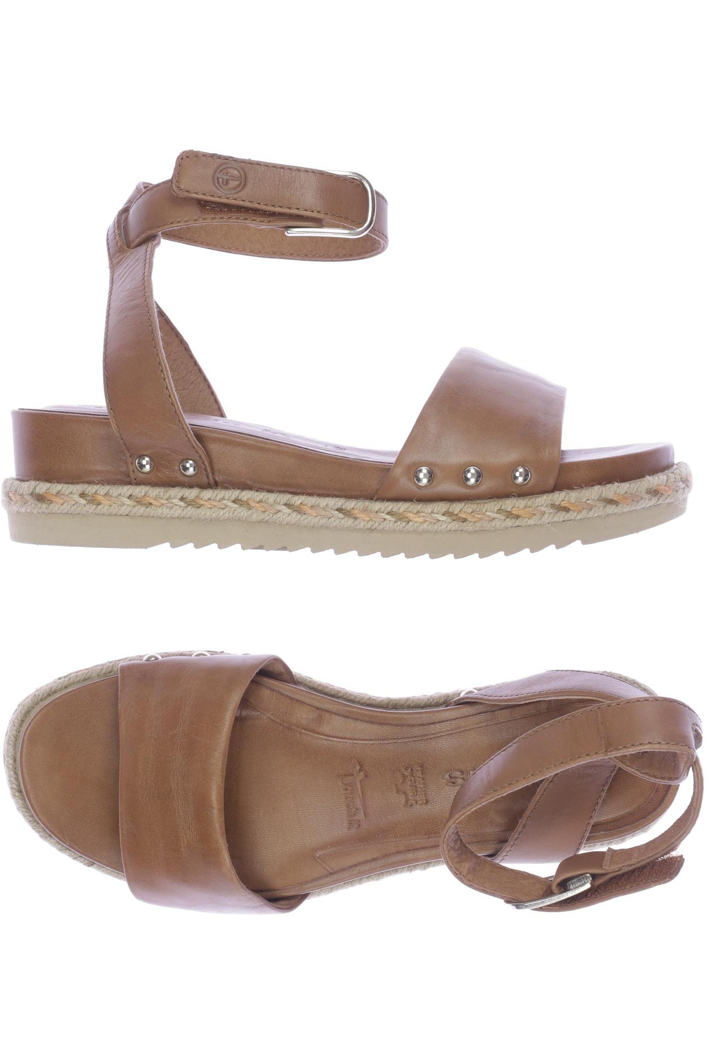 

Tamaris Damen Sandale, braun, Gr. 36