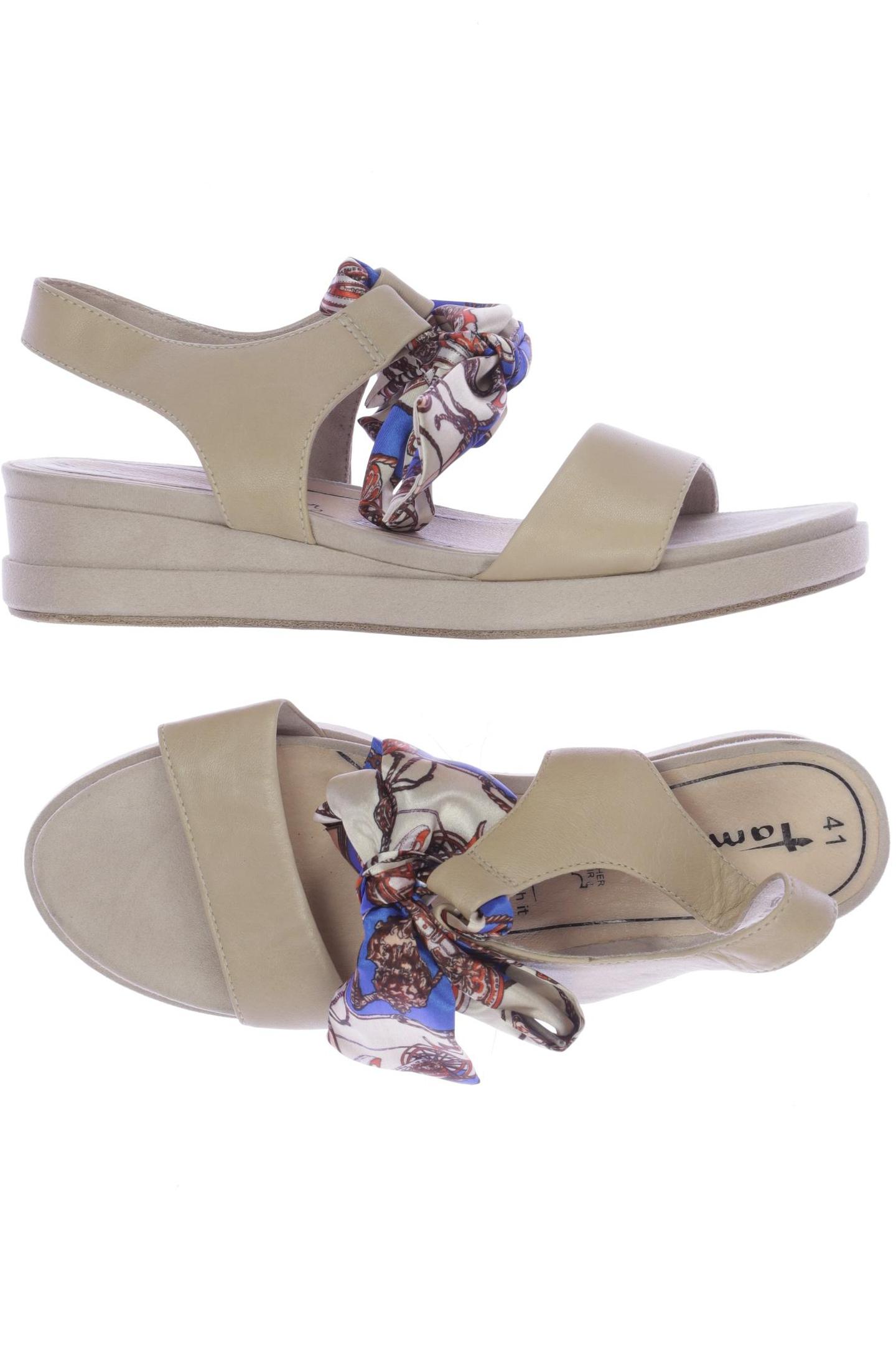 

Tamaris Damen Sandale, beige, Gr. 41