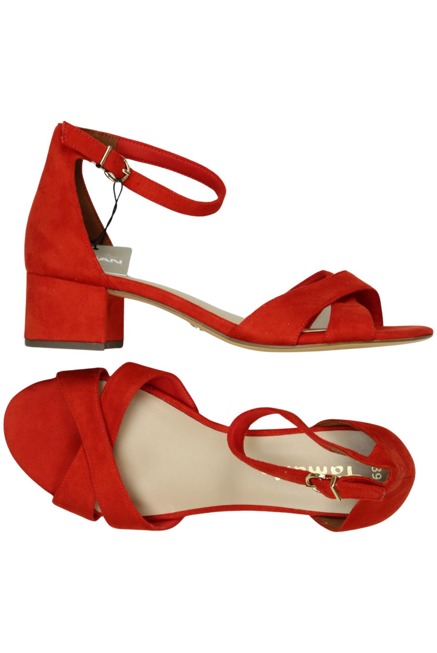 

Tamaris Damen Sandale, rot, Gr. 39
