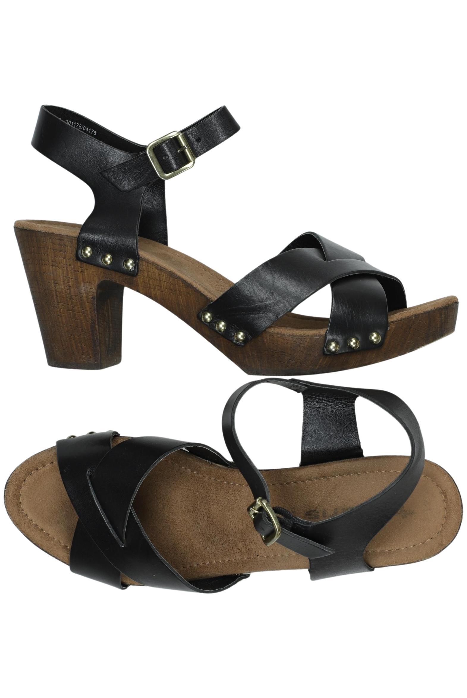 

Tamaris Damen Sandale, schwarz, Gr. 41