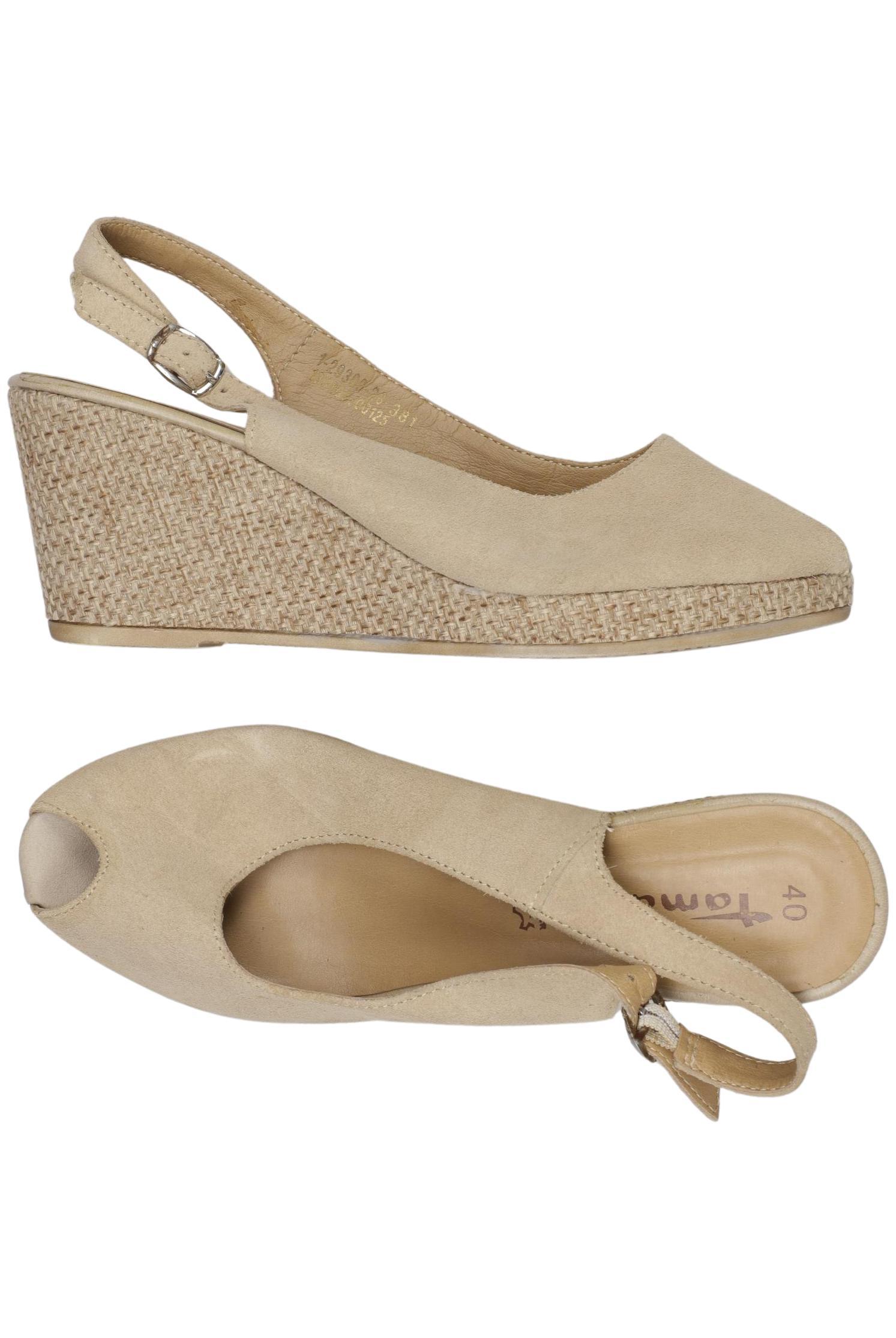 

Tamaris Damen Sandale, beige, Gr. 40