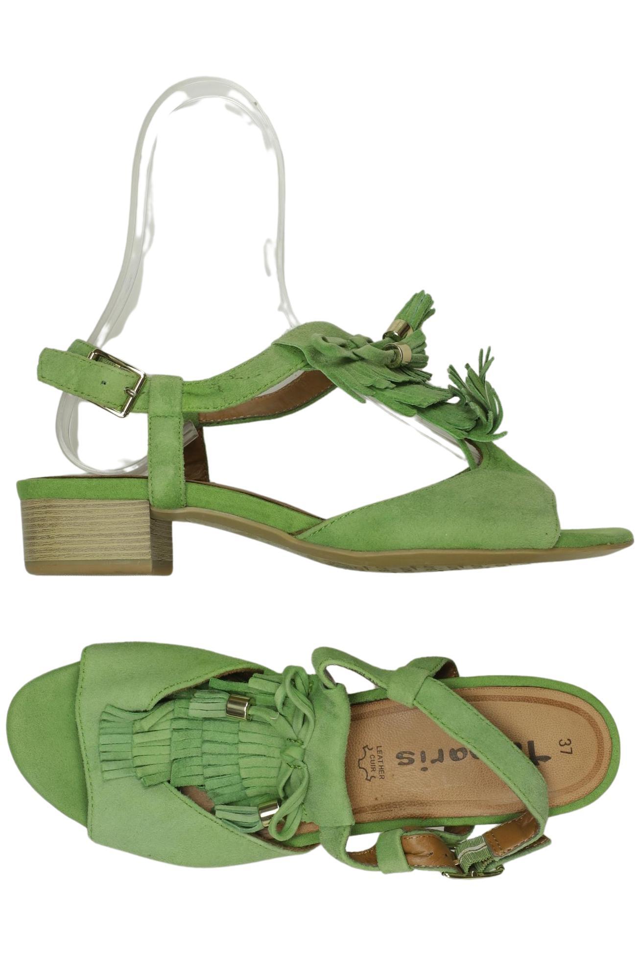 

Tamaris Damen Sandale, grün, Gr. 37