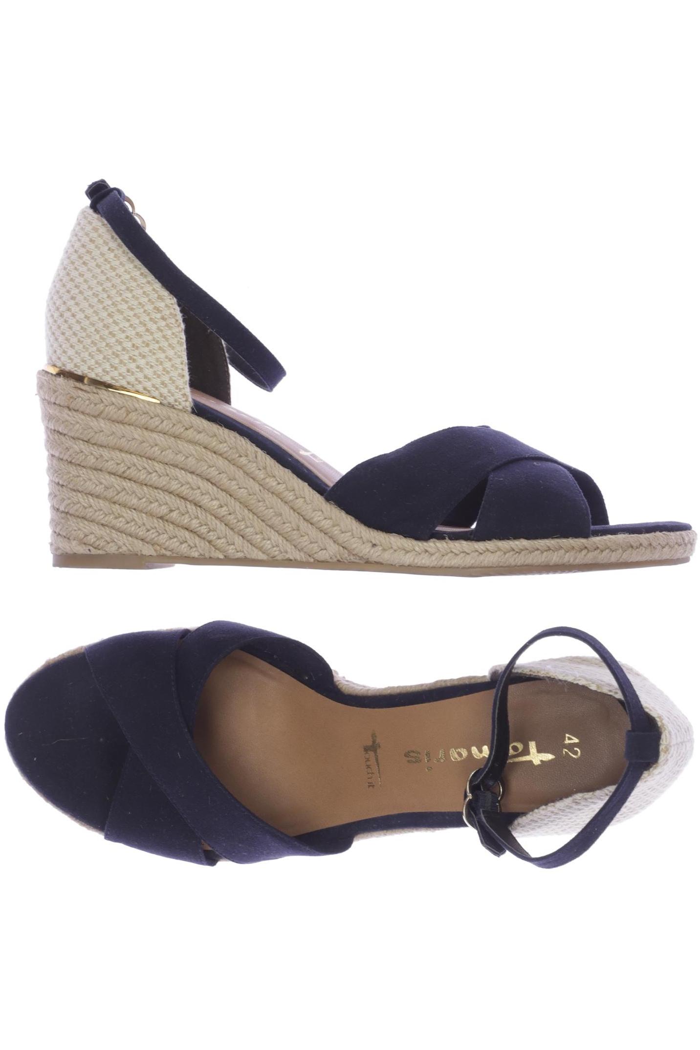 

Tamaris Damen Sandale, marineblau, Gr. 42