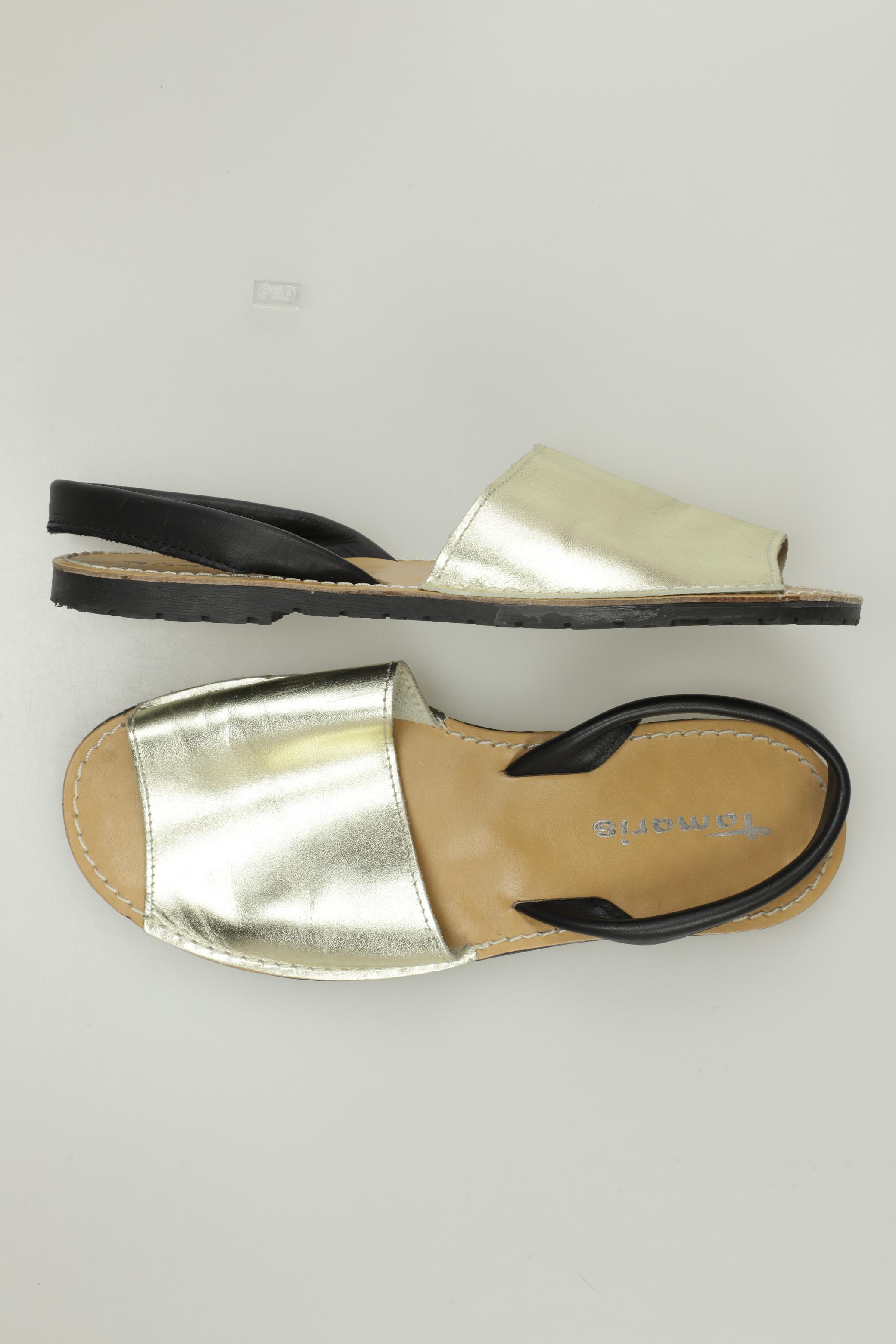 

Tamaris Damen Sandale, gold