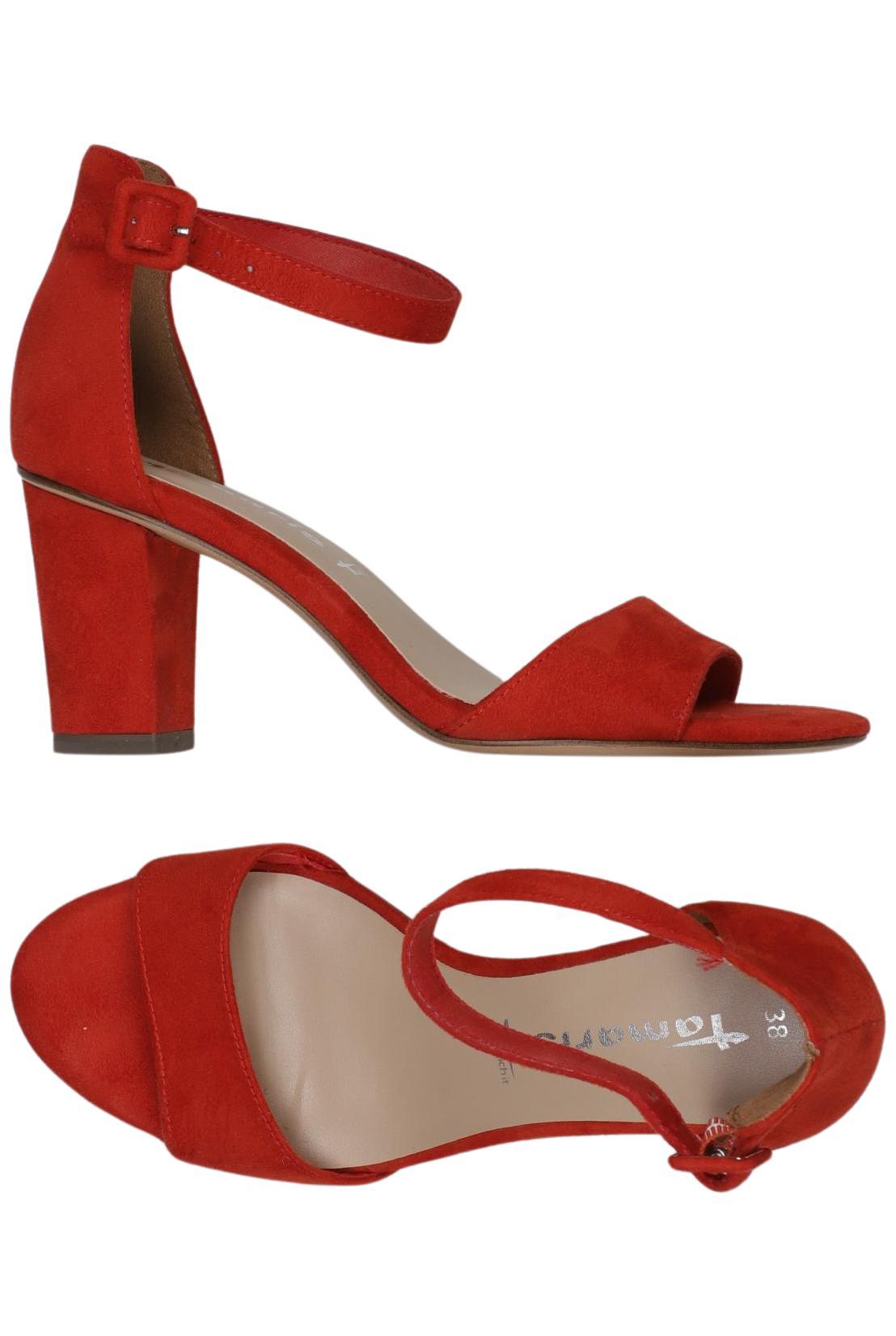 

Tamaris Damen Sandale, rot, Gr. 38