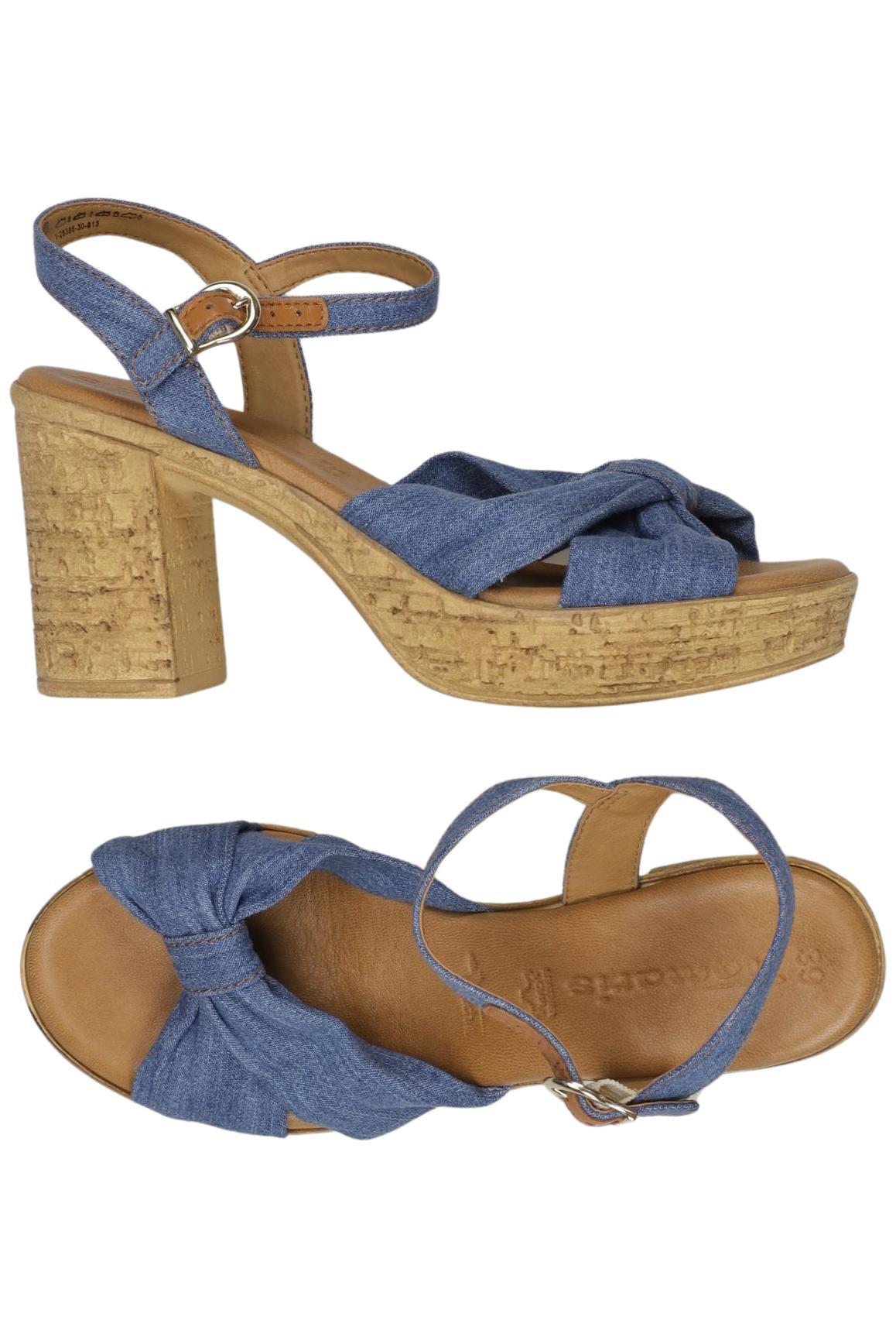 

Tamaris Damen Sandale, blau, Gr. 39