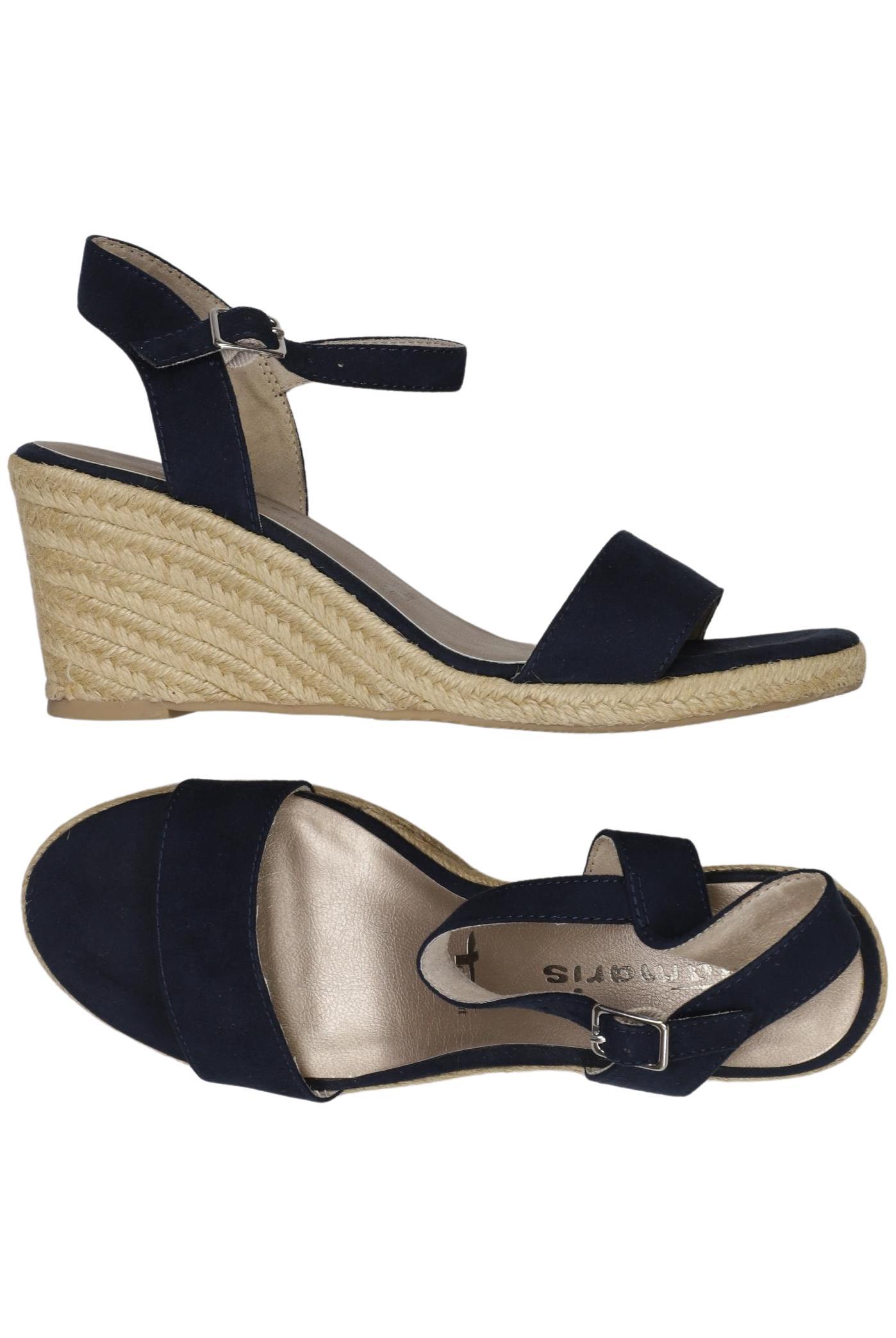 

Tamaris Damen Sandale, marineblau, Gr. 39