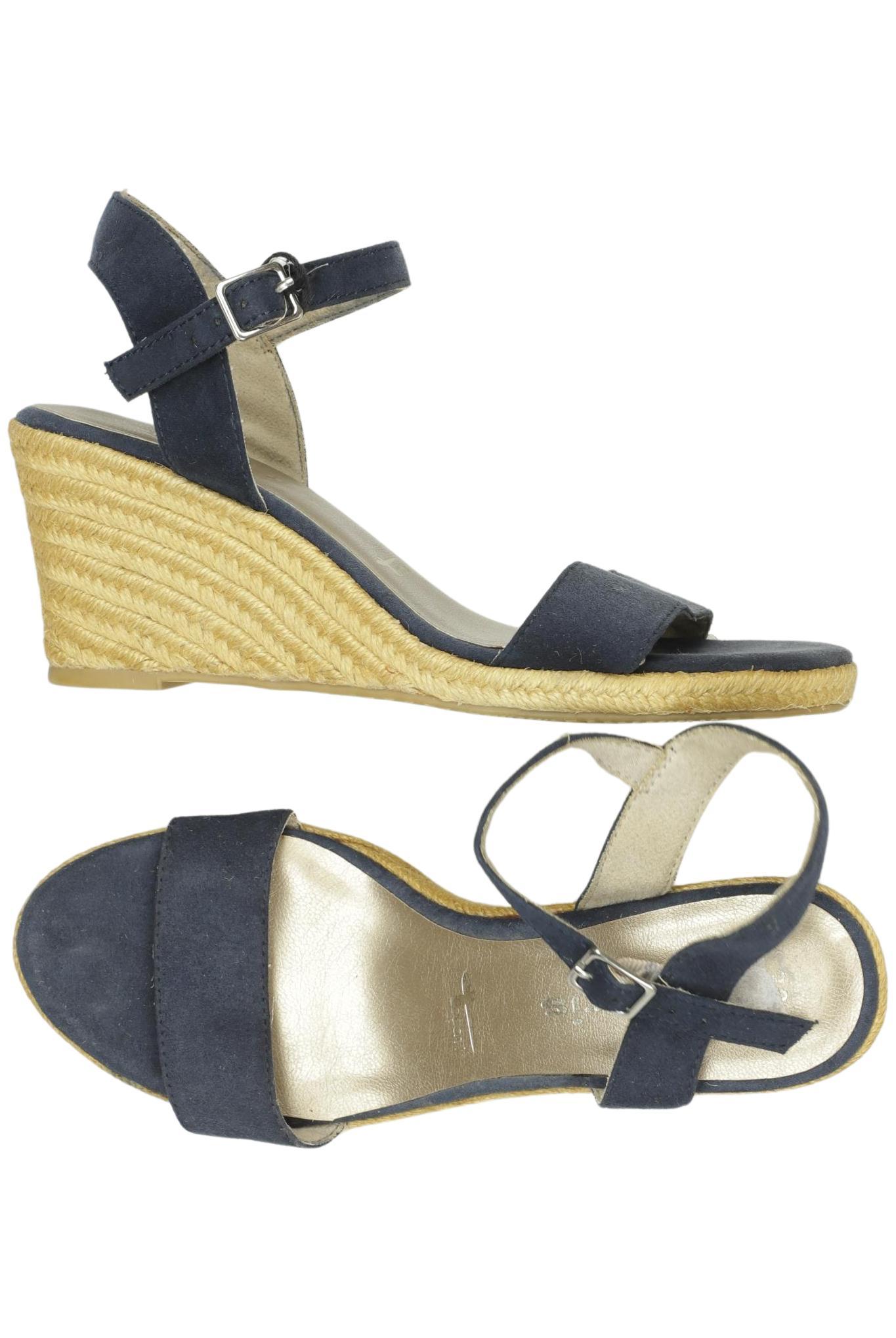 

Tamaris Damen Sandale, marineblau, Gr. 39