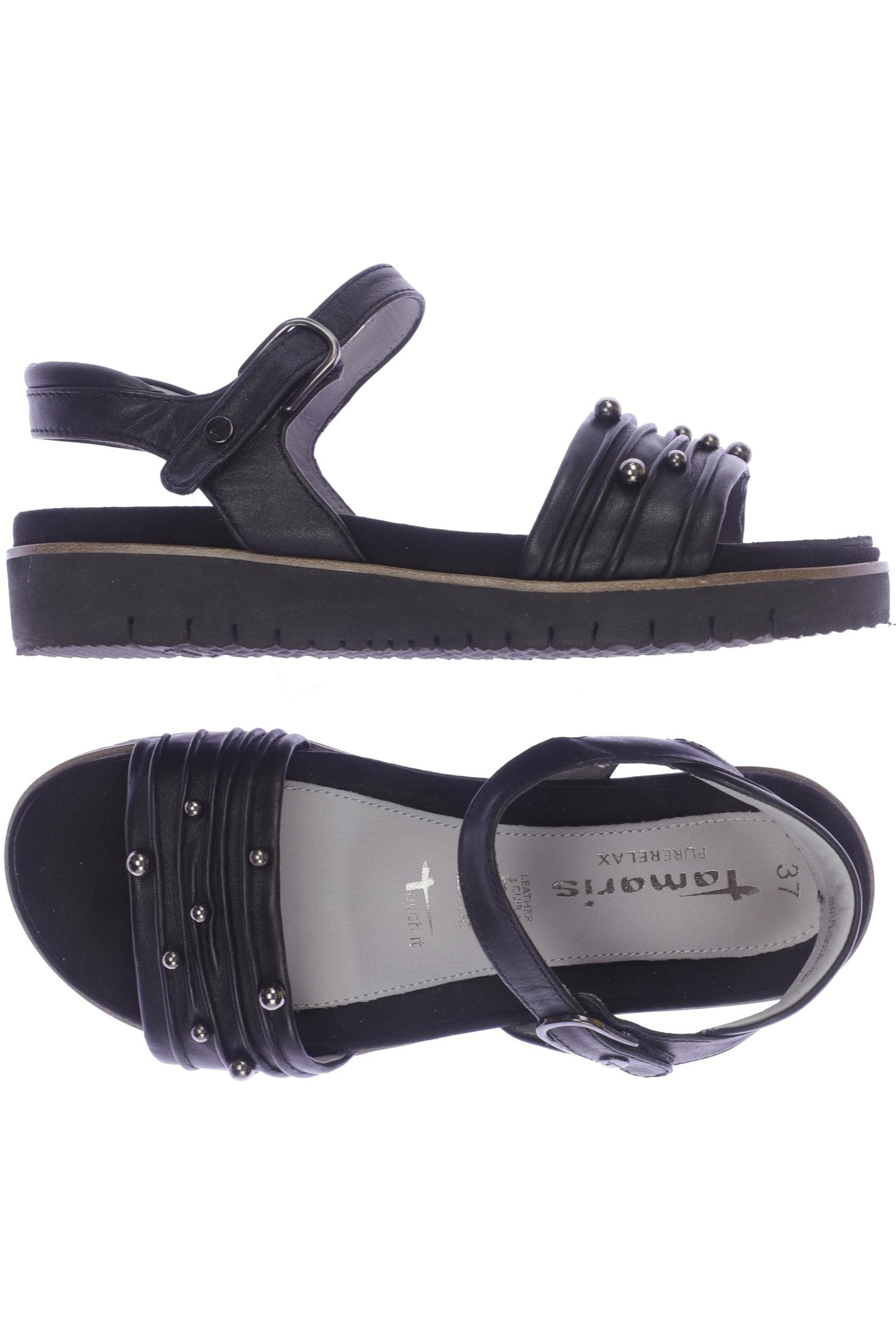 

Tamaris Damen Sandale, schwarz