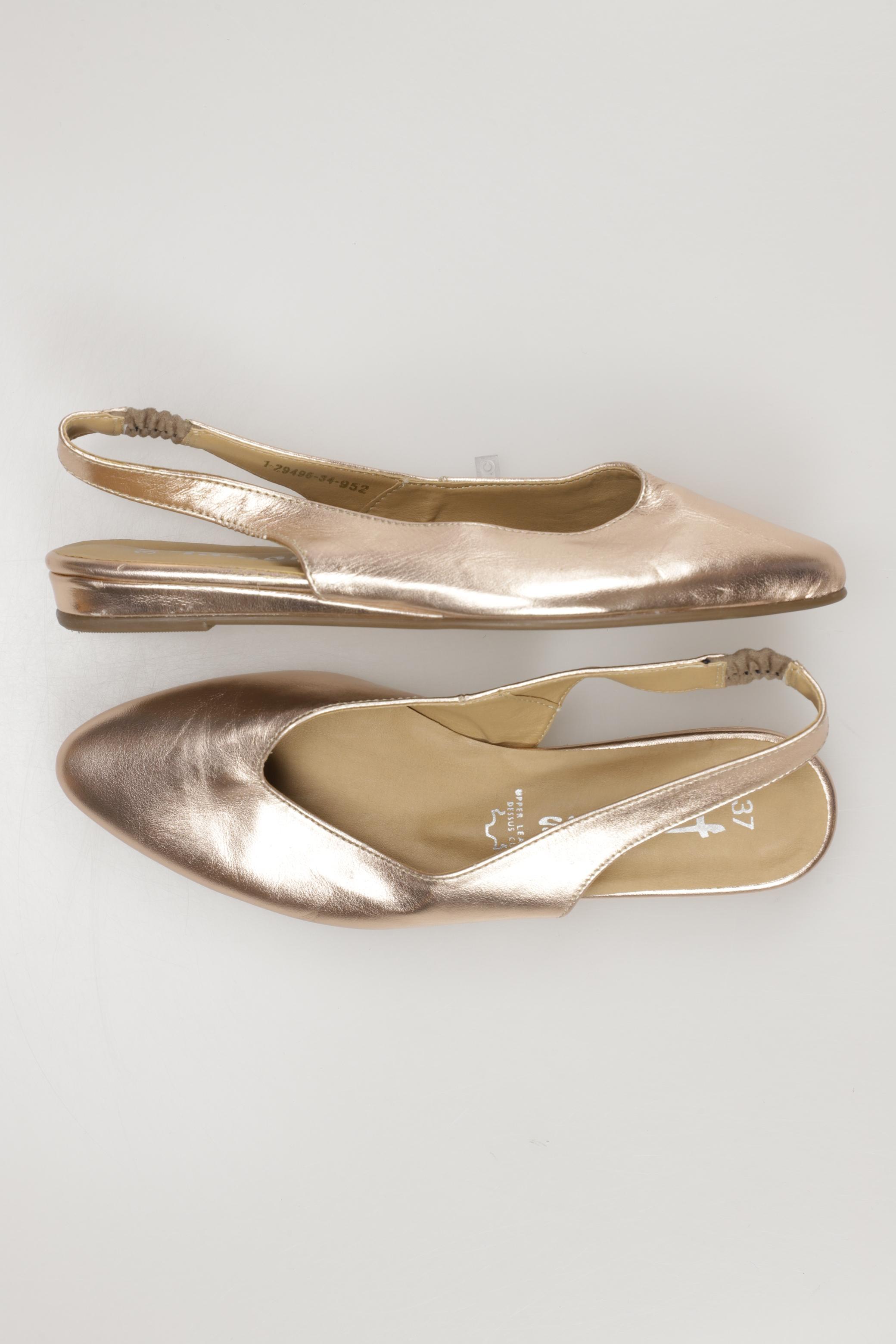 

Tamaris Damen Sandale, gold, Gr. 37