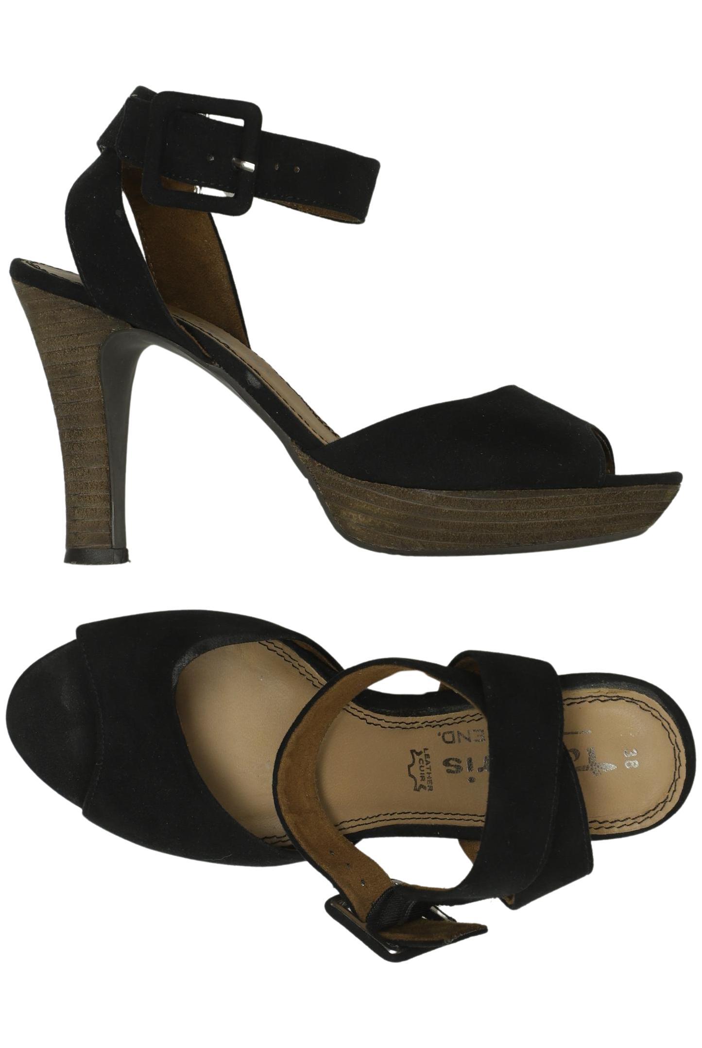 

Tamaris Damen Sandale, schwarz, Gr. 38