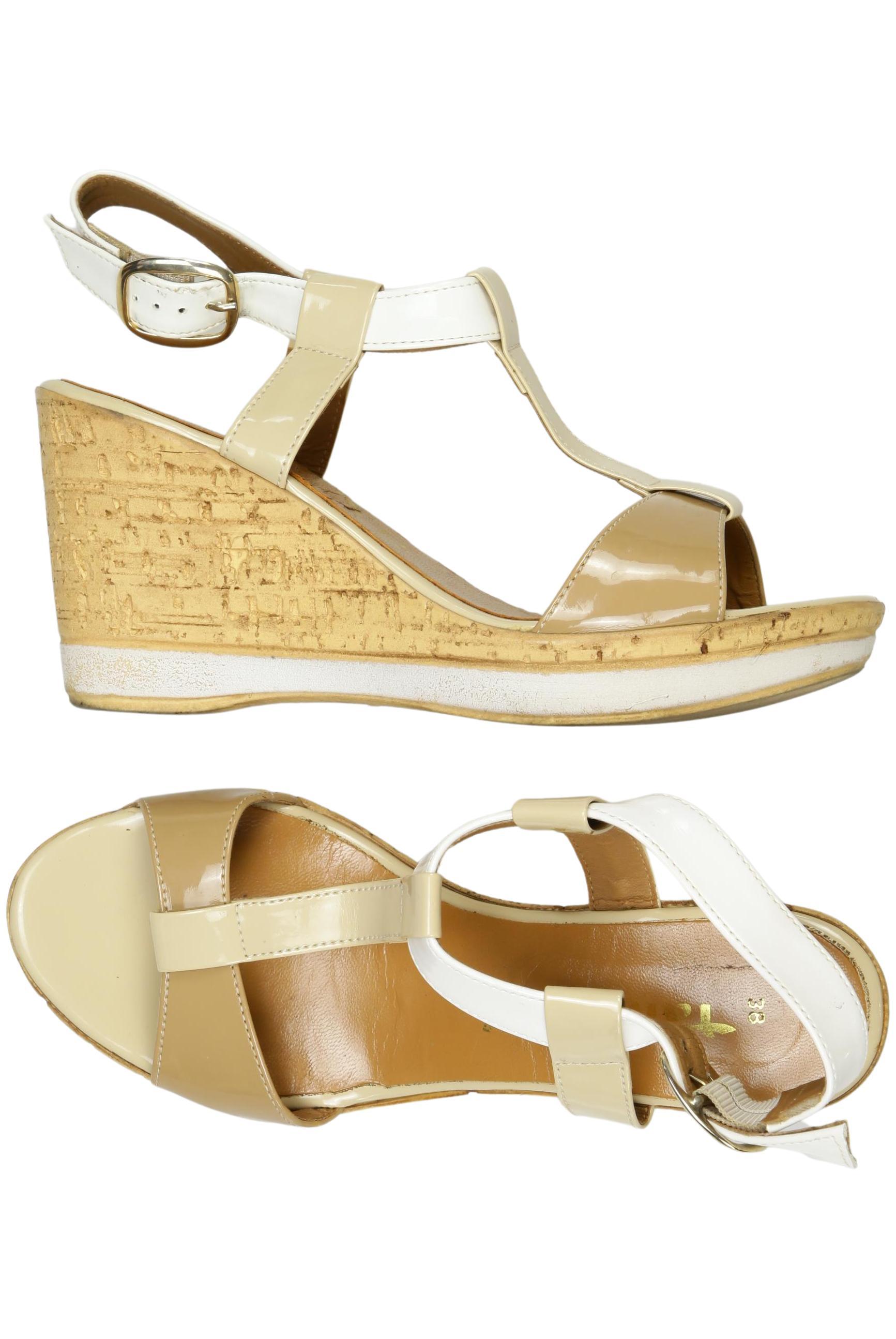 

Tamaris Damen Sandale, beige, Gr. 38