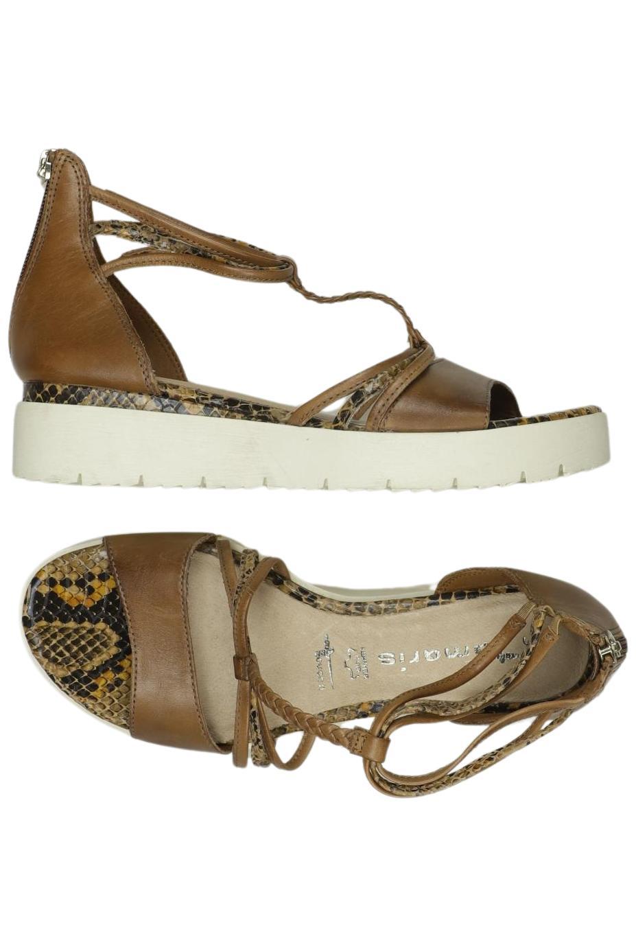 

Tamaris Damen Sandale, braun, Gr. 39