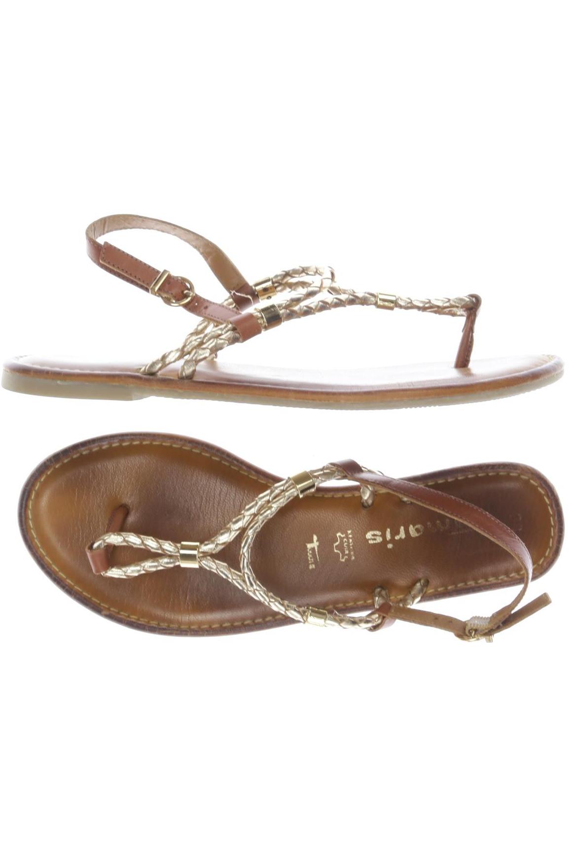

Tamaris Damen Sandale, braun, Gr. 38