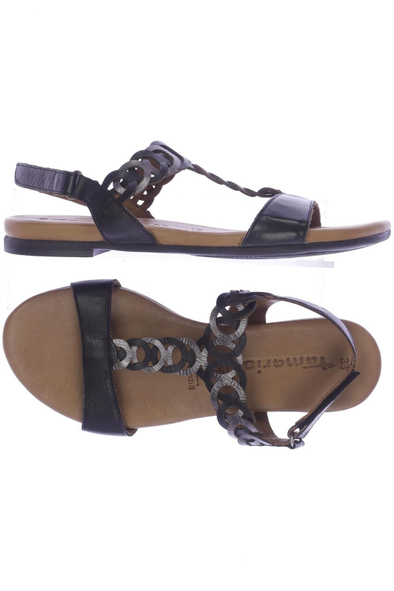 

Tamaris Damen Sandale, schwarz