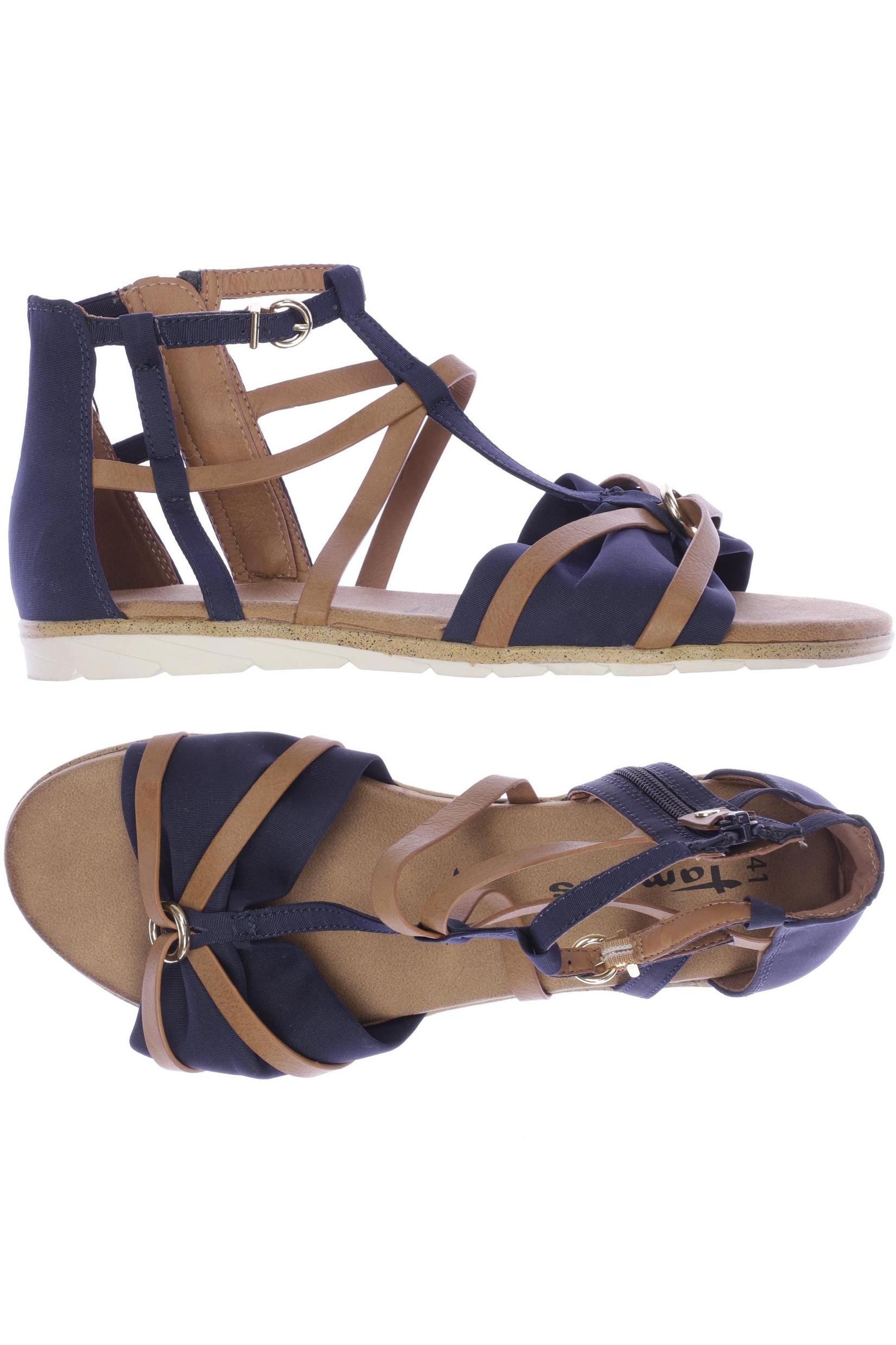 

Tamaris Damen Sandale, marineblau, Gr. 41