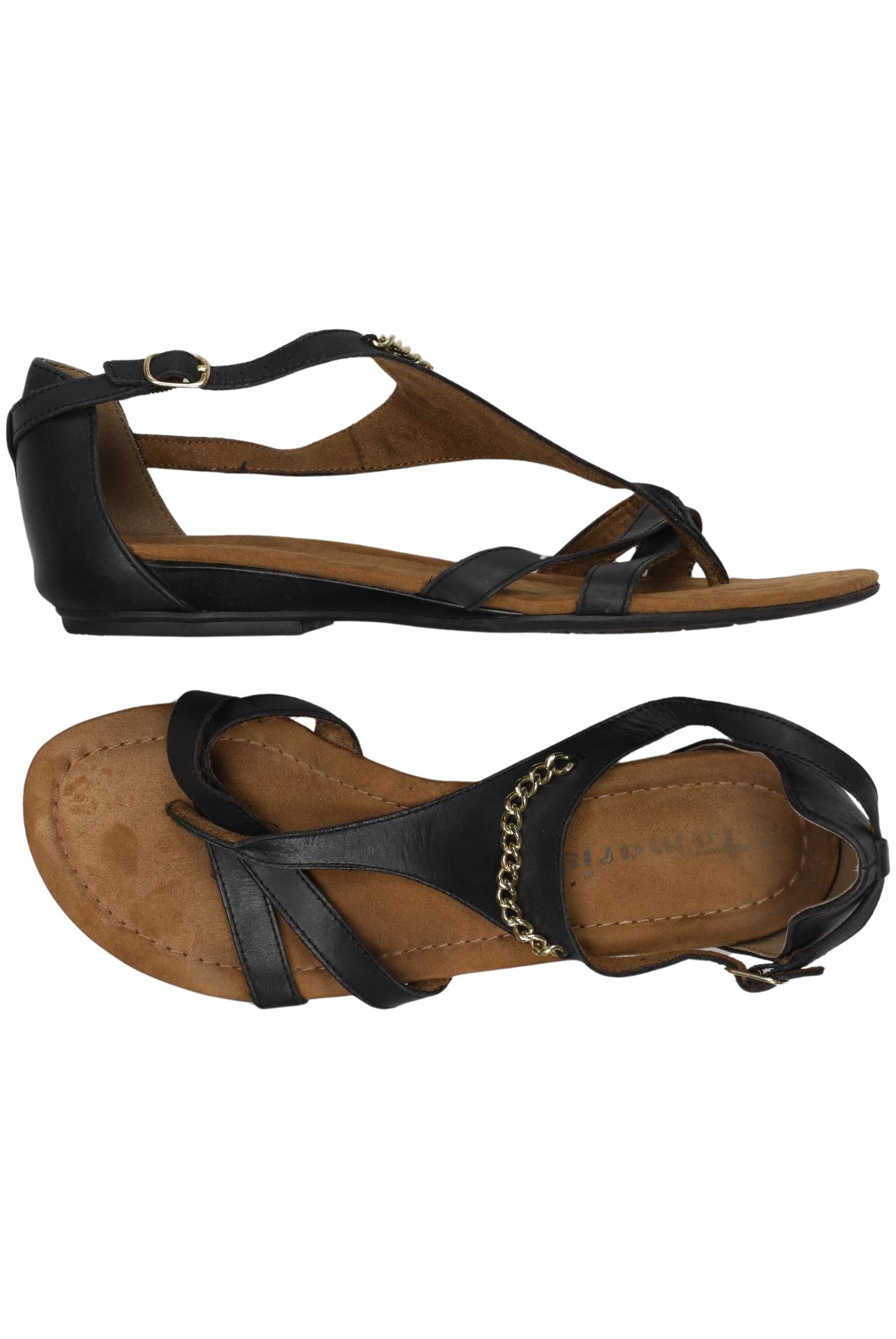 

Tamaris Damen Sandale, schwarz, Gr. 39