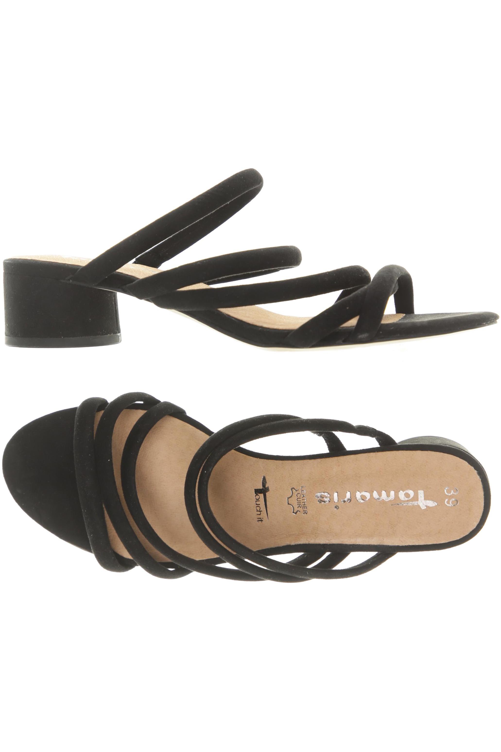 

Tamaris Damen Sandale, schwarz, Gr. 39