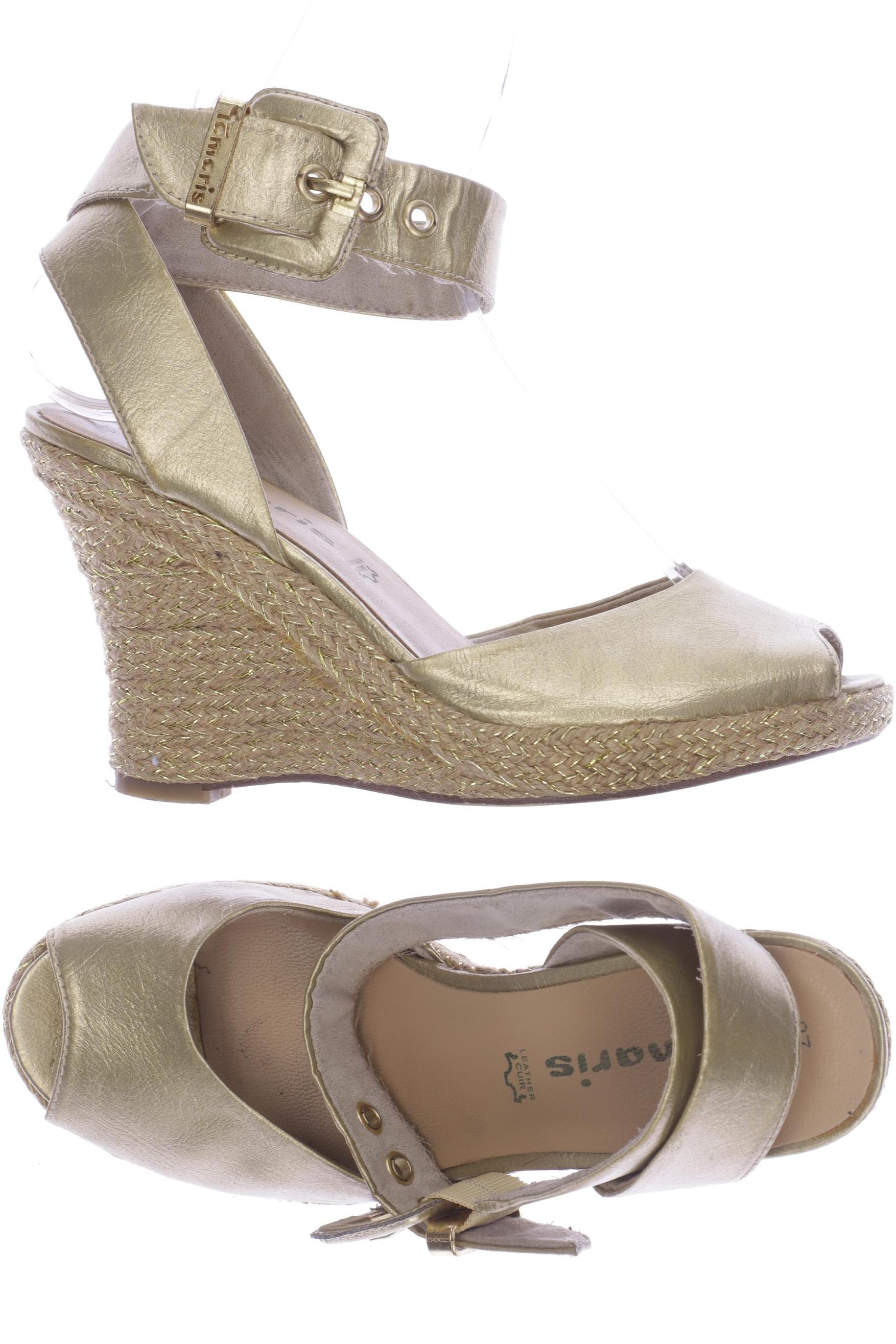

Tamaris Damen Sandale, gold