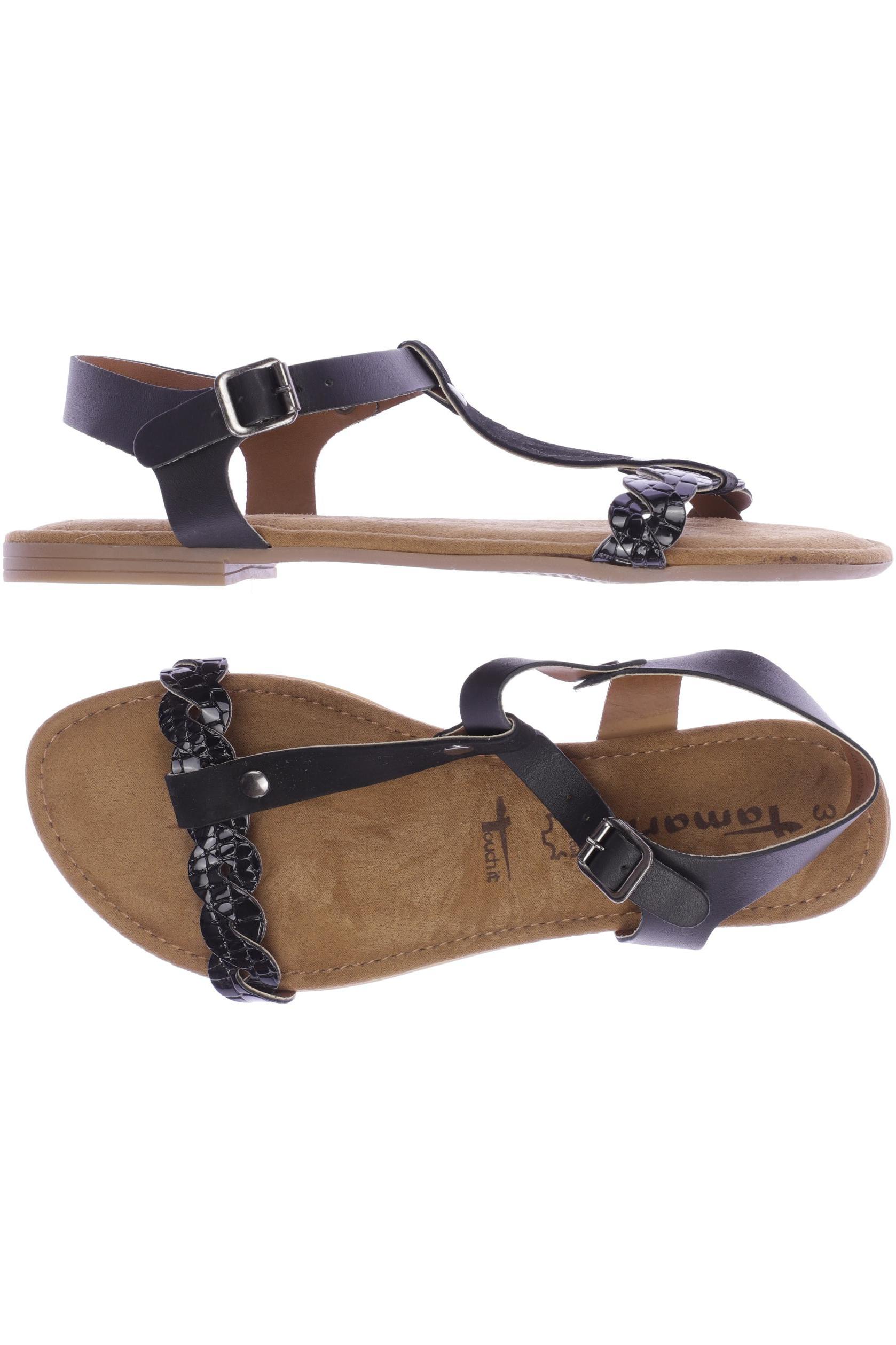 

Tamaris Damen Sandale, schwarz, Gr. 39