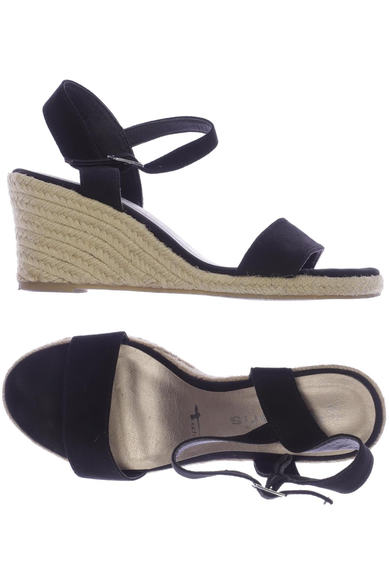 

Tamaris Damen Sandale, schwarz, Gr. 38