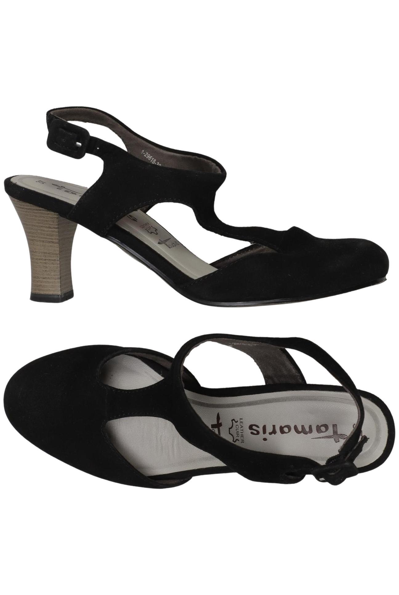 

Tamaris Damen Sandale, schwarz, Gr. 37