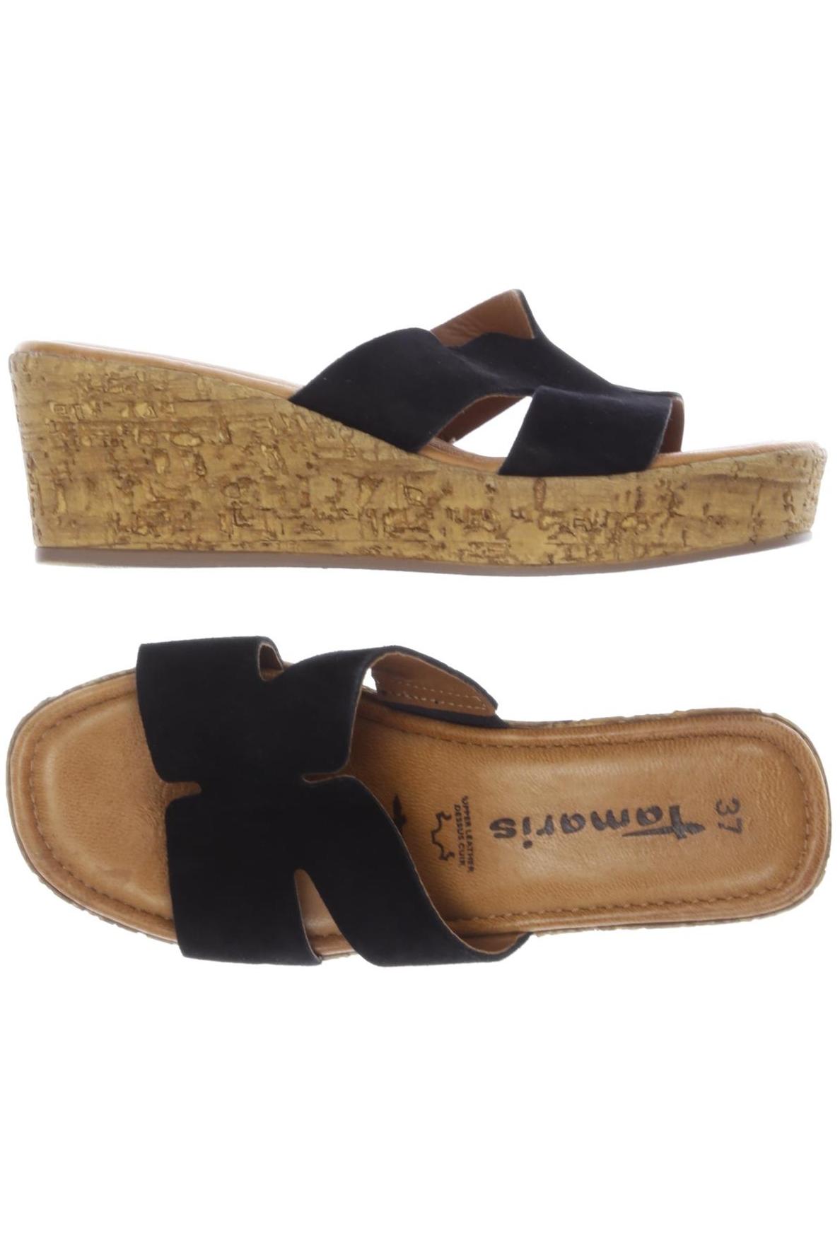 

Tamaris Damen Sandale, schwarz, Gr. 37