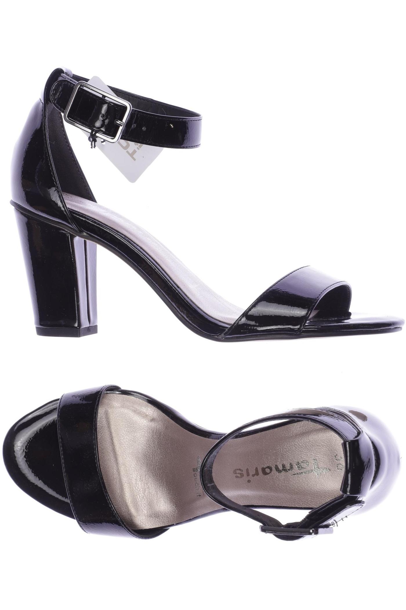 

Tamaris Damen Sandale, schwarz, Gr. 38