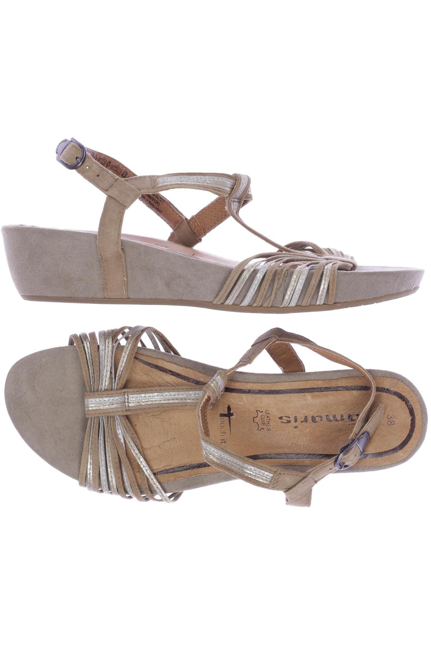 

Tamaris Damen Sandale, beige, Gr. 38