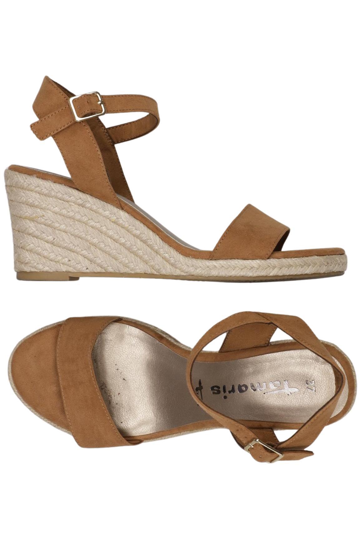 

Tamaris Damen Sandale, braun, Gr. 37