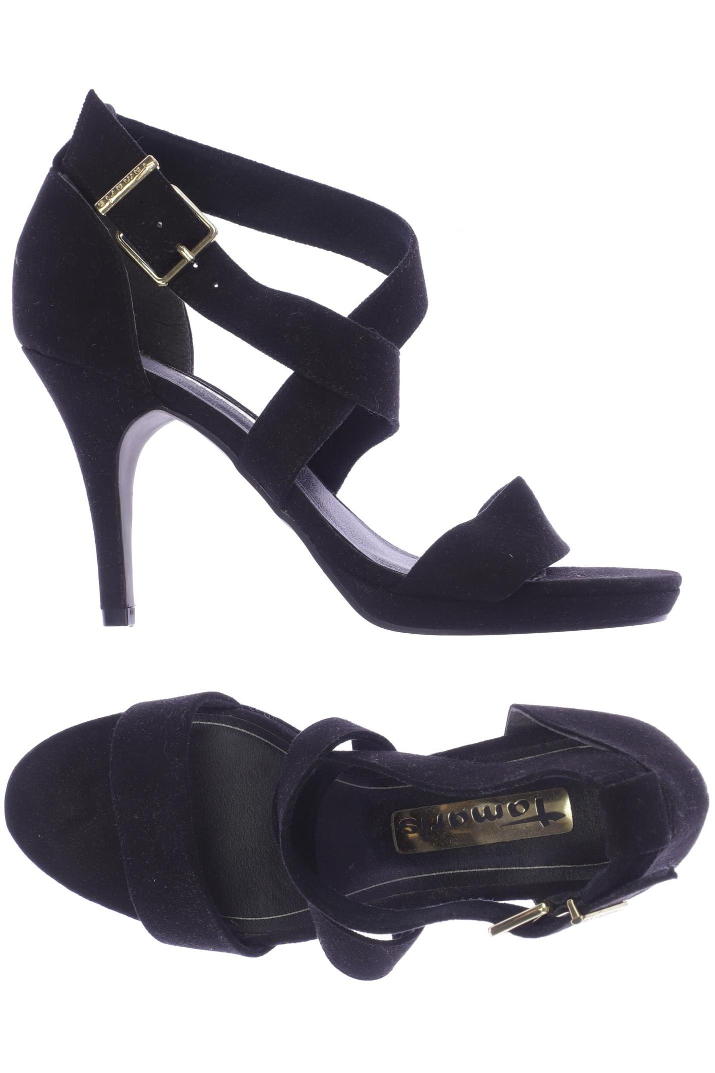 

Tamaris Damen Sandale, schwarz, Gr. 39