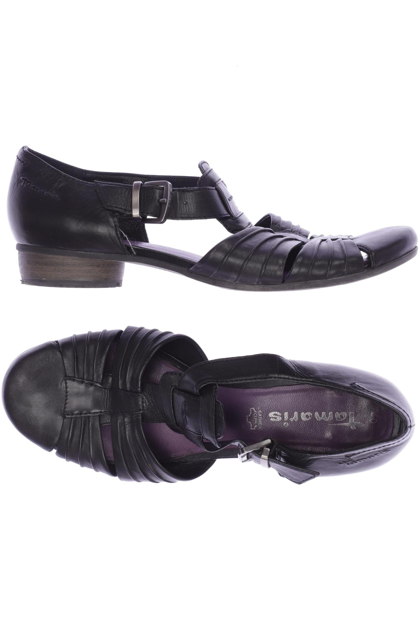 

Tamaris Damen Sandale, schwarz, Gr. 40