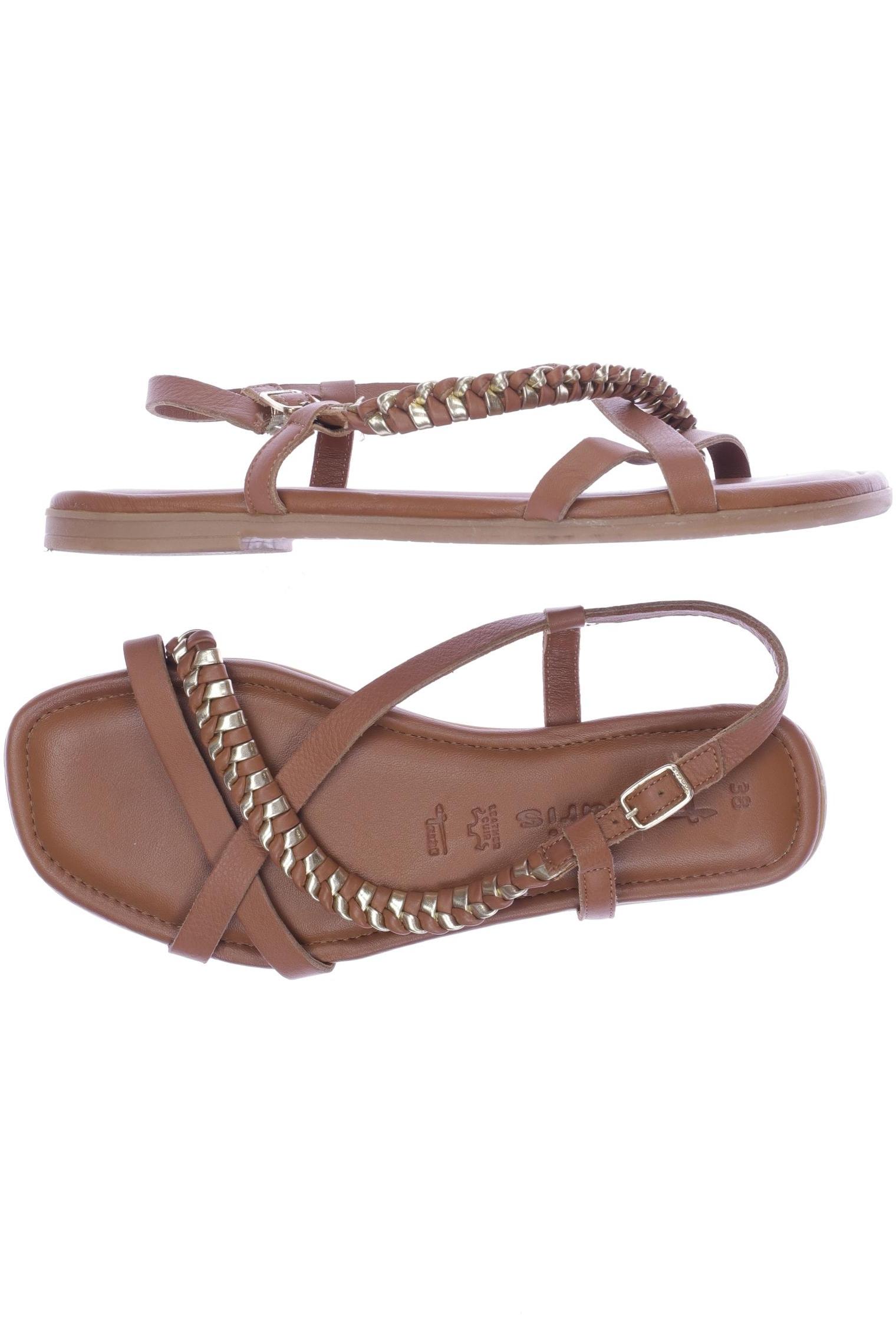 

Tamaris Damen Sandale, braun, Gr. 38