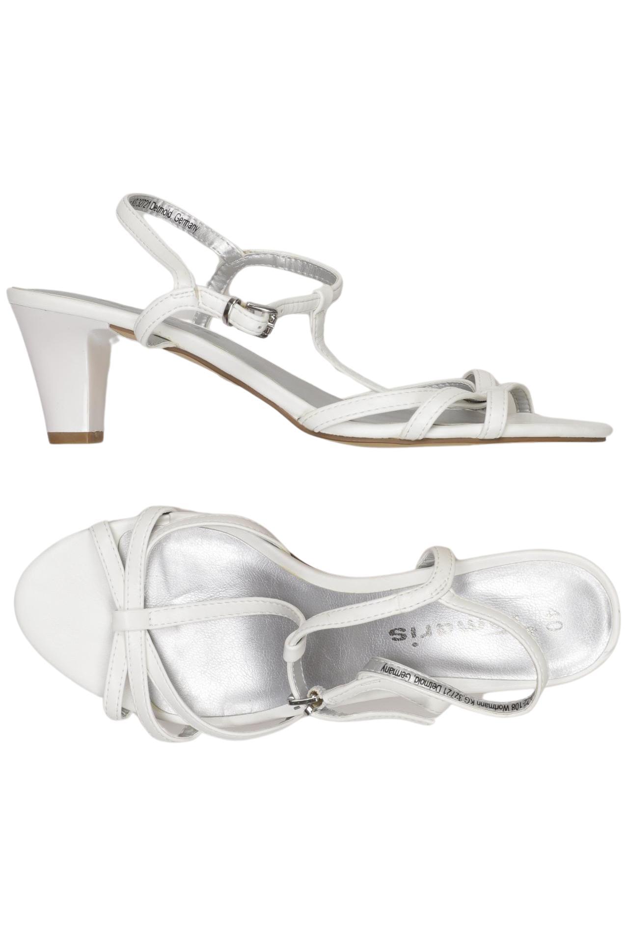 

Tamaris Damen Sandale, weiß, Gr. 40