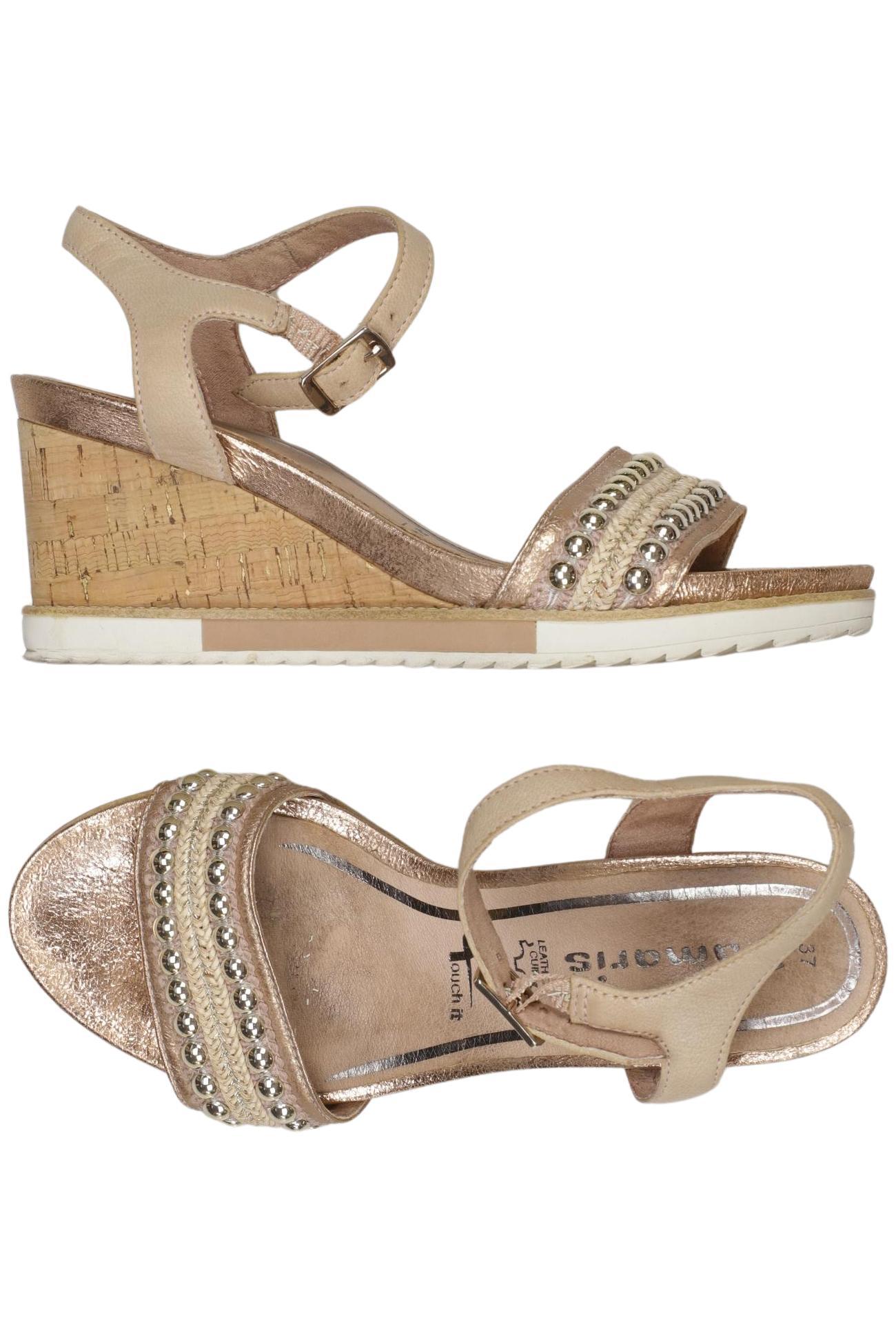 

Tamaris Damen Sandale, beige, Gr. 37