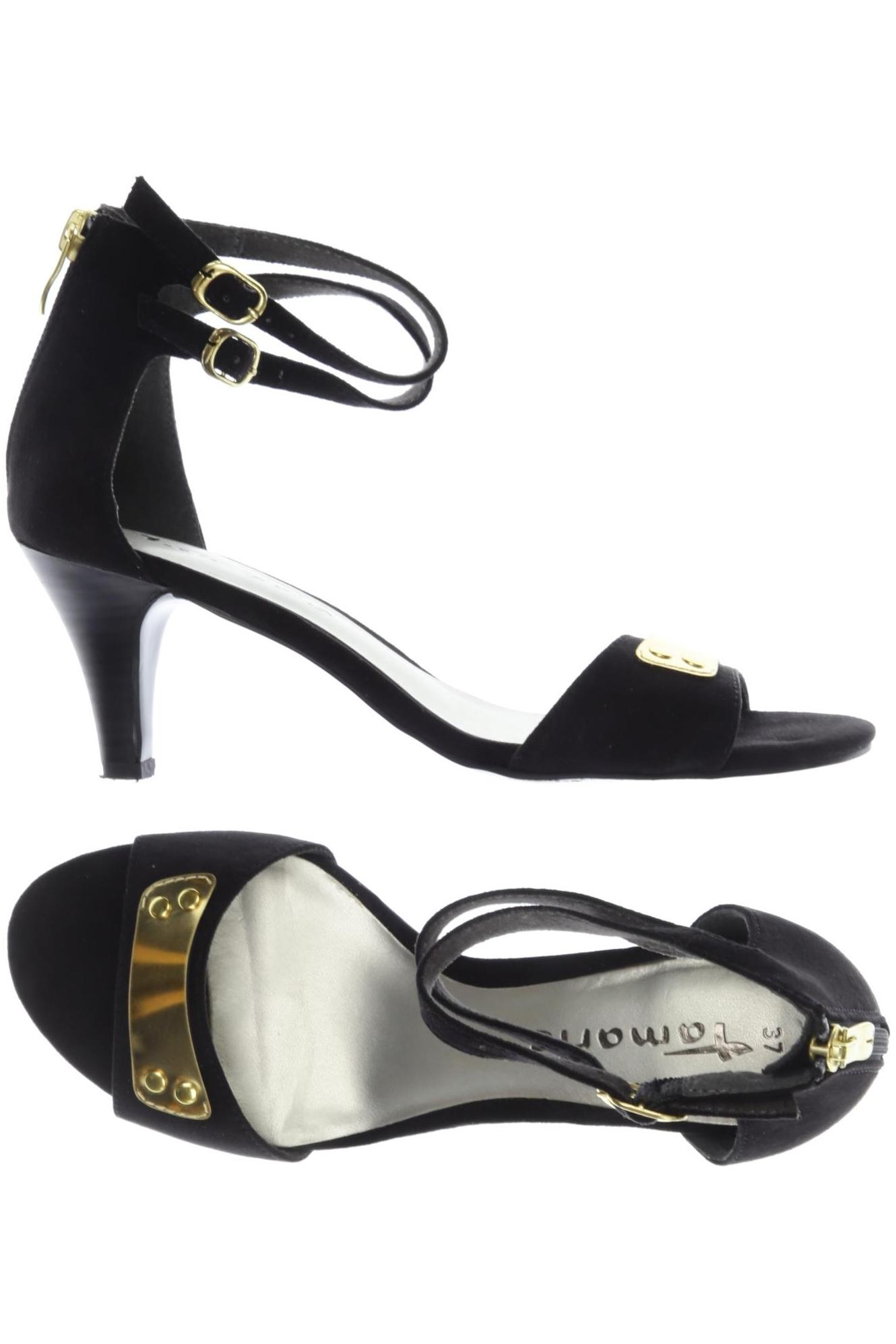 

Tamaris Damen Sandale, schwarz, Gr. 37