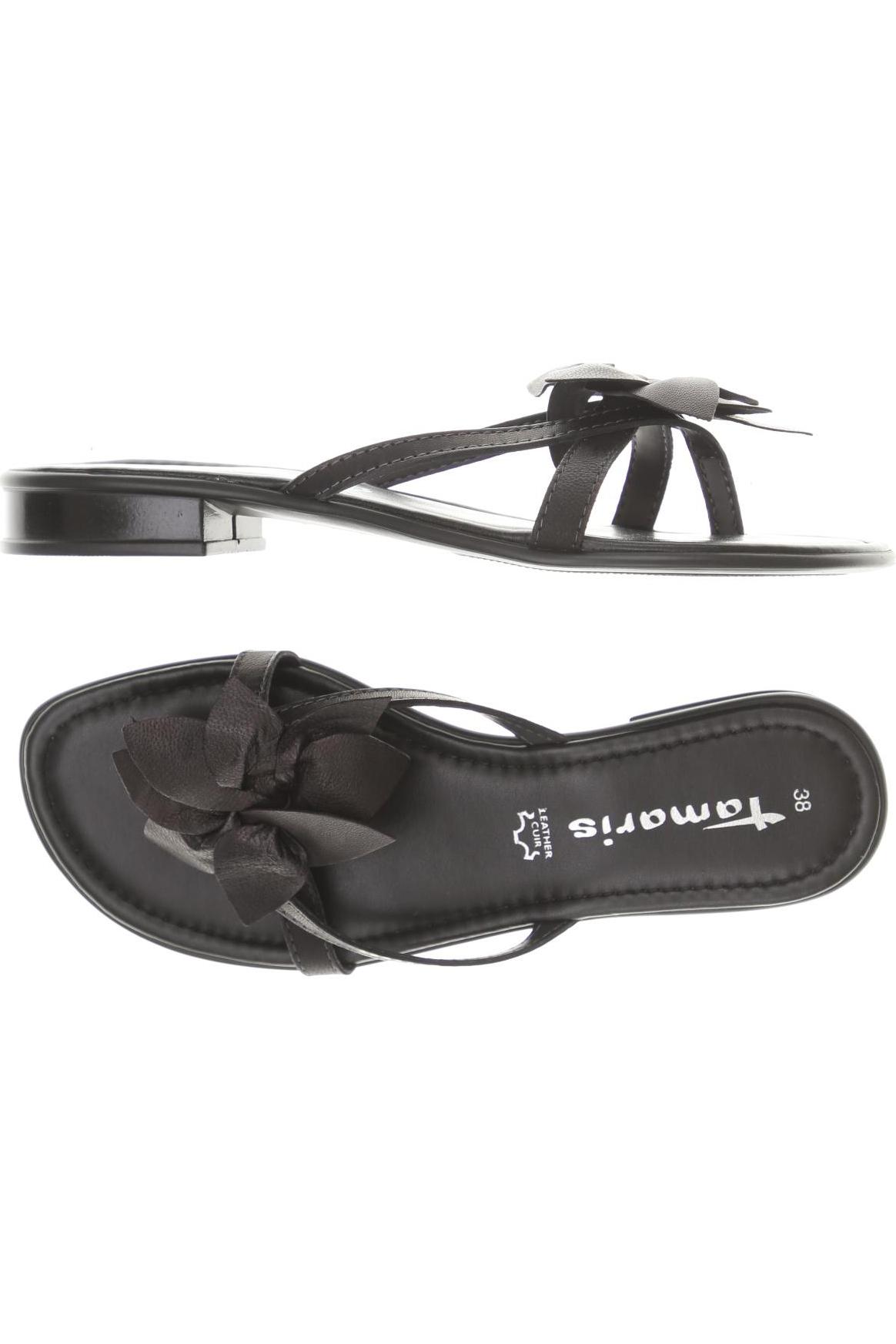 

Tamaris Damen Sandale, schwarz, Gr. 38