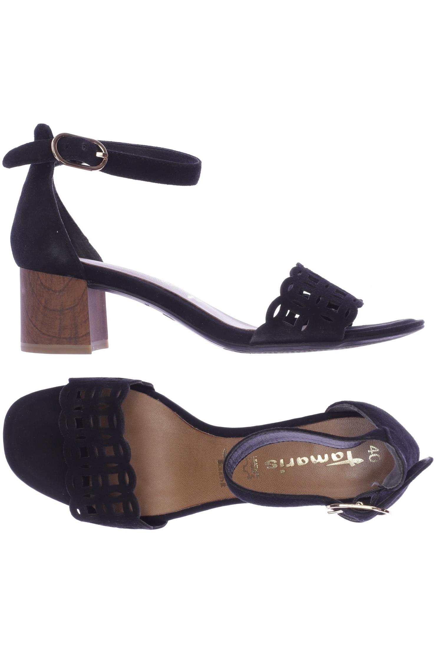 

Tamaris Damen Sandale, schwarz, Gr. 40