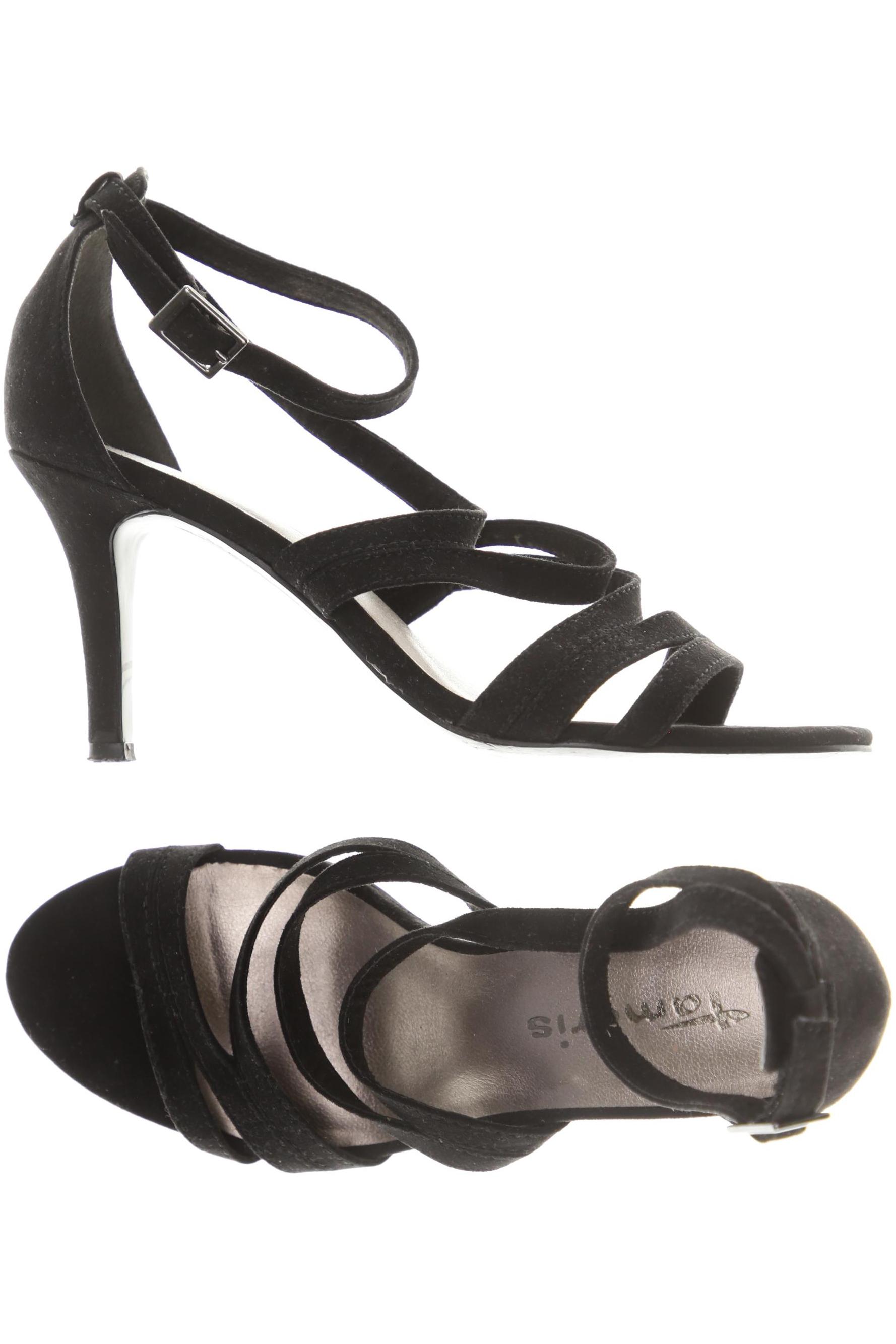 

Tamaris Damen Sandale, schwarz, Gr. 38