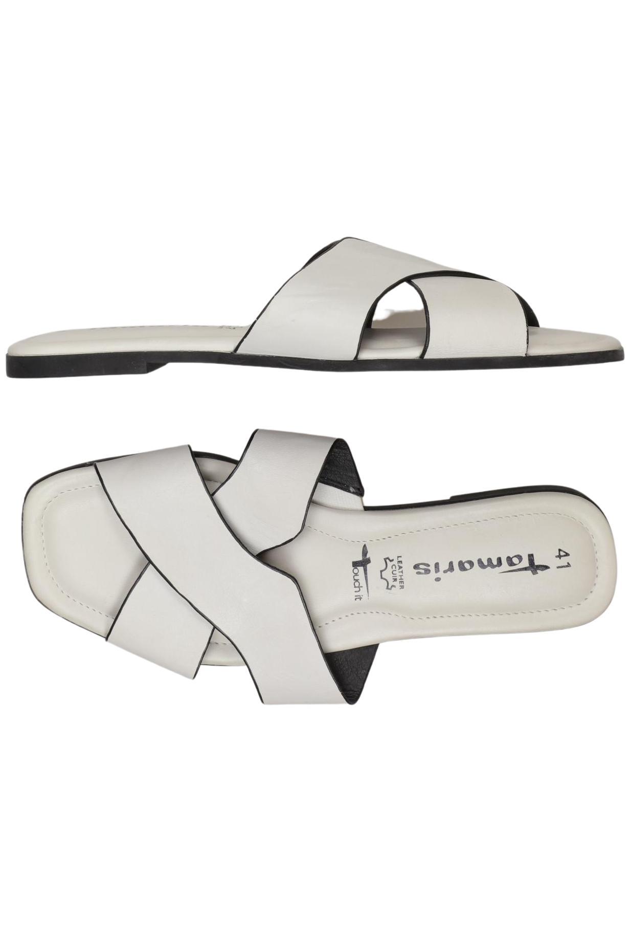 

Tamaris Damen Sandale, weiß, Gr. 41