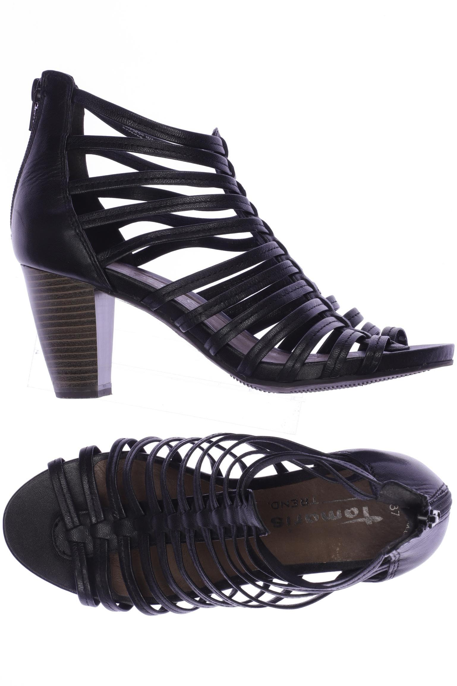 

Tamaris Damen Sandale, schwarz, Gr. 37