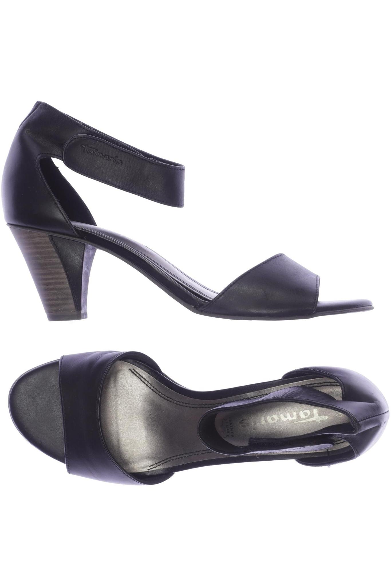 

Tamaris Damen Sandale, schwarz, Gr. 40