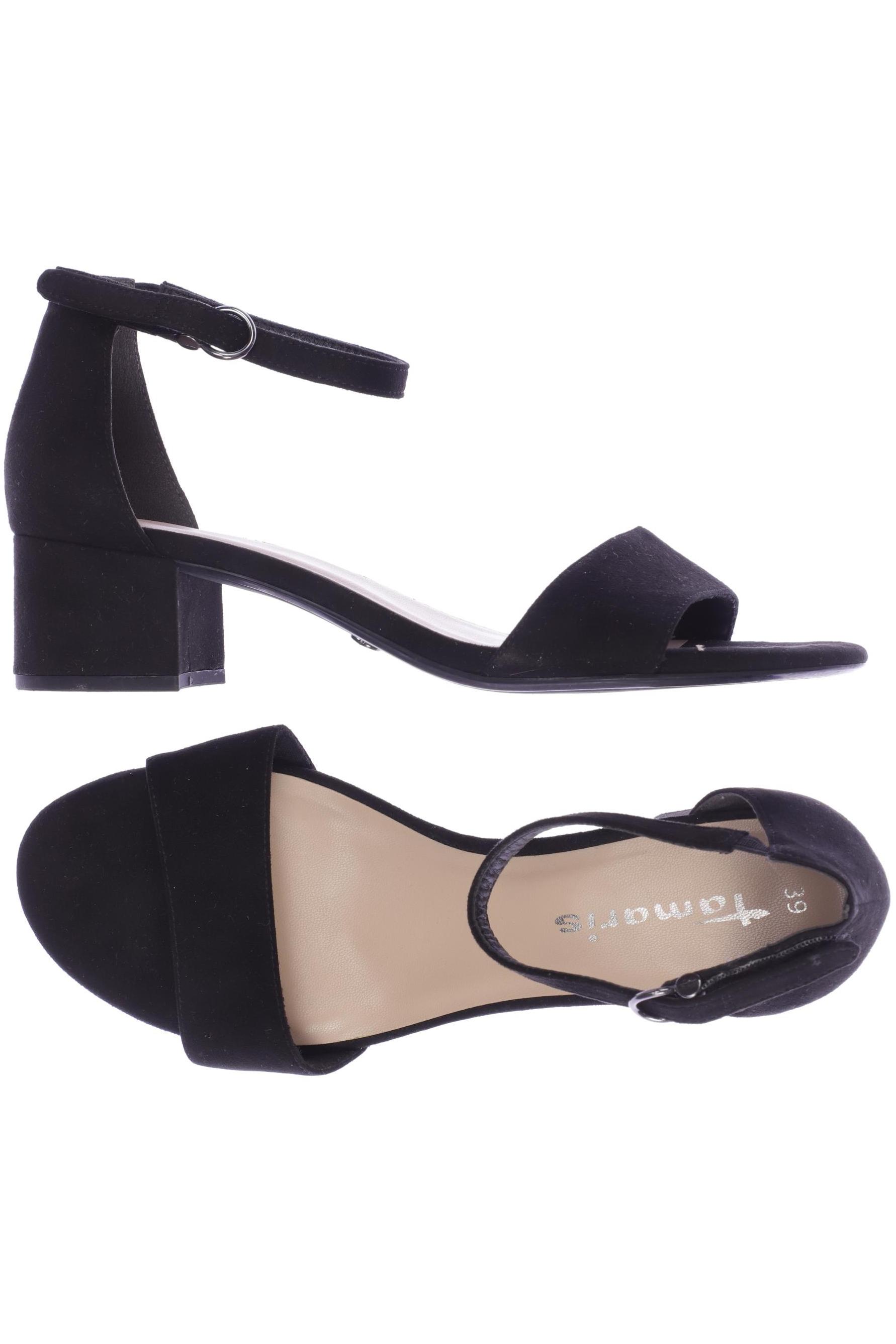 

Tamaris Damen Sandale, schwarz, Gr. 39
