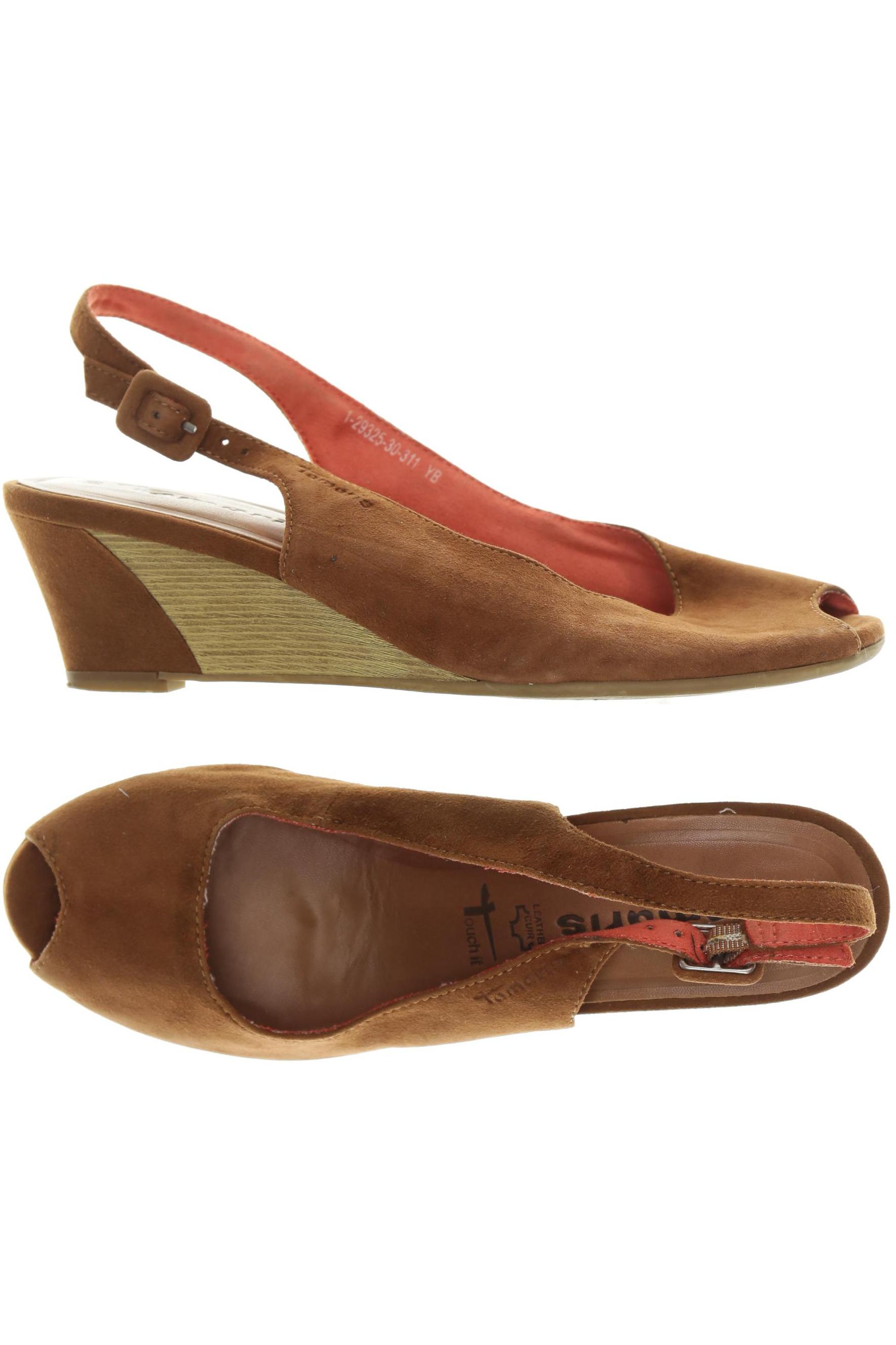 

Tamaris Damen Sandale, braun, Gr. 39