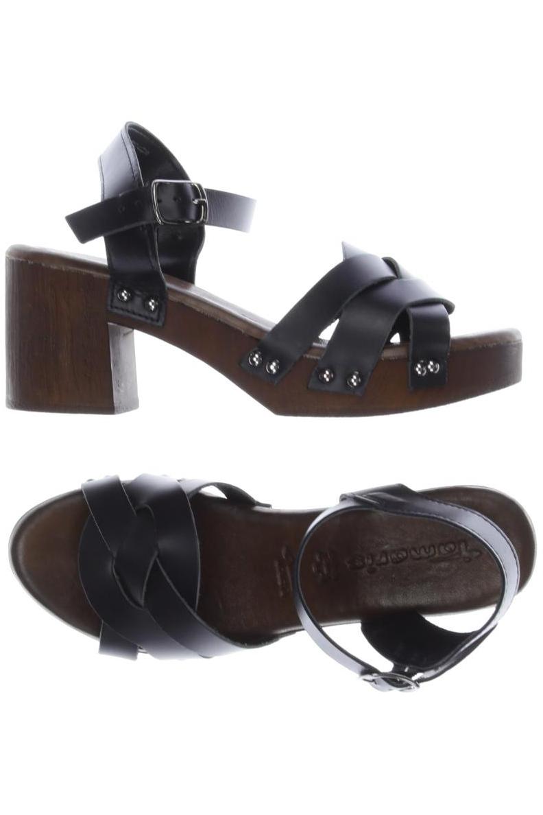 

Tamaris Damen Sandale, schwarz, Gr. 38