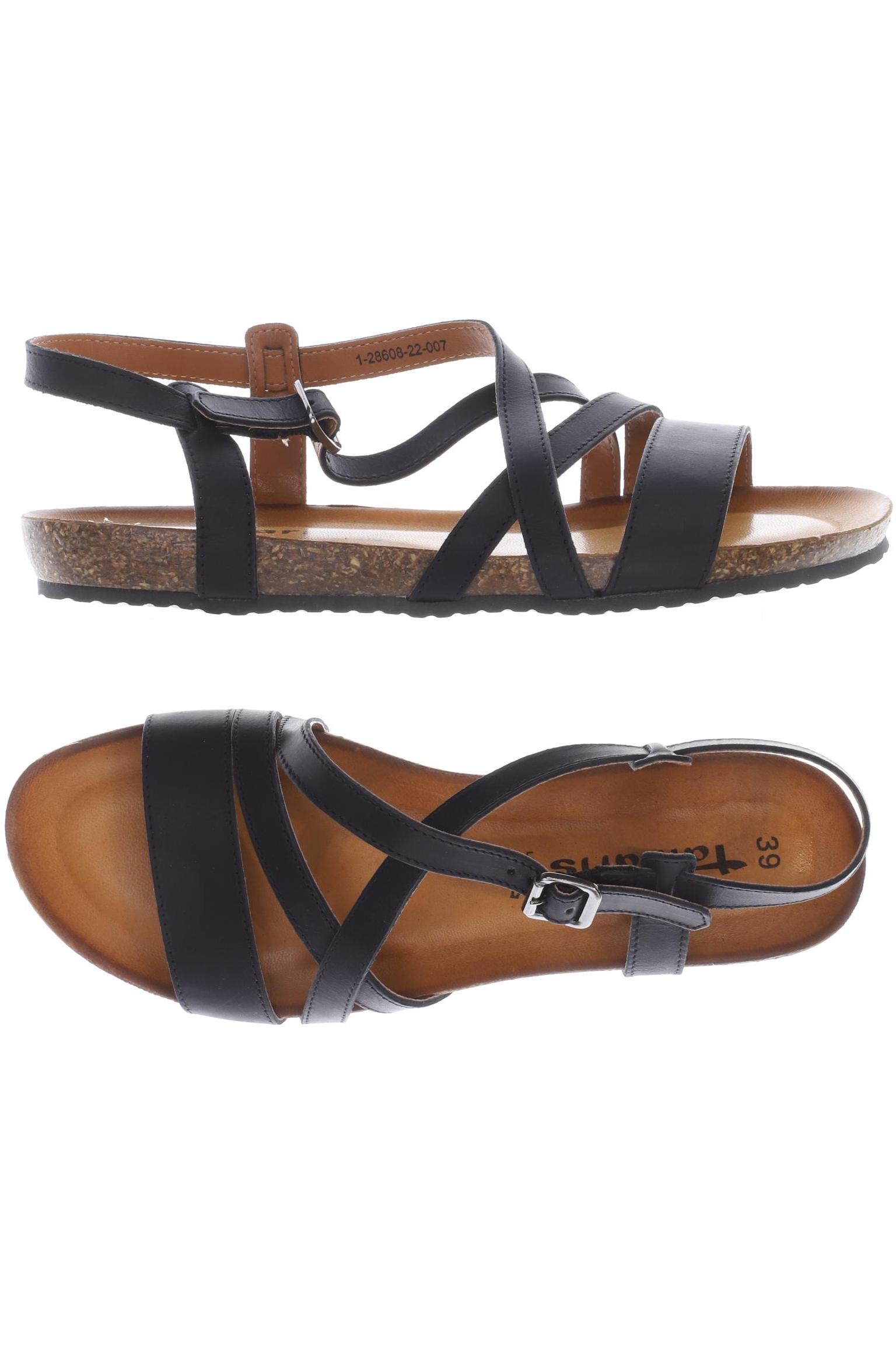 

Tamaris Damen Sandale, schwarz, Gr. 39