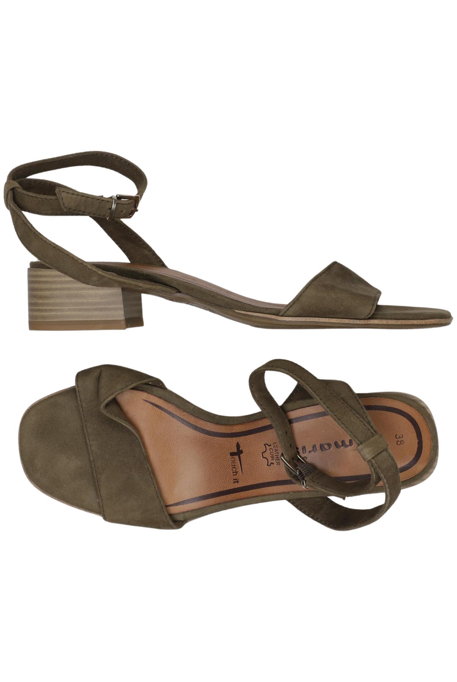 

Tamaris Damen Sandale, grün, Gr. 38