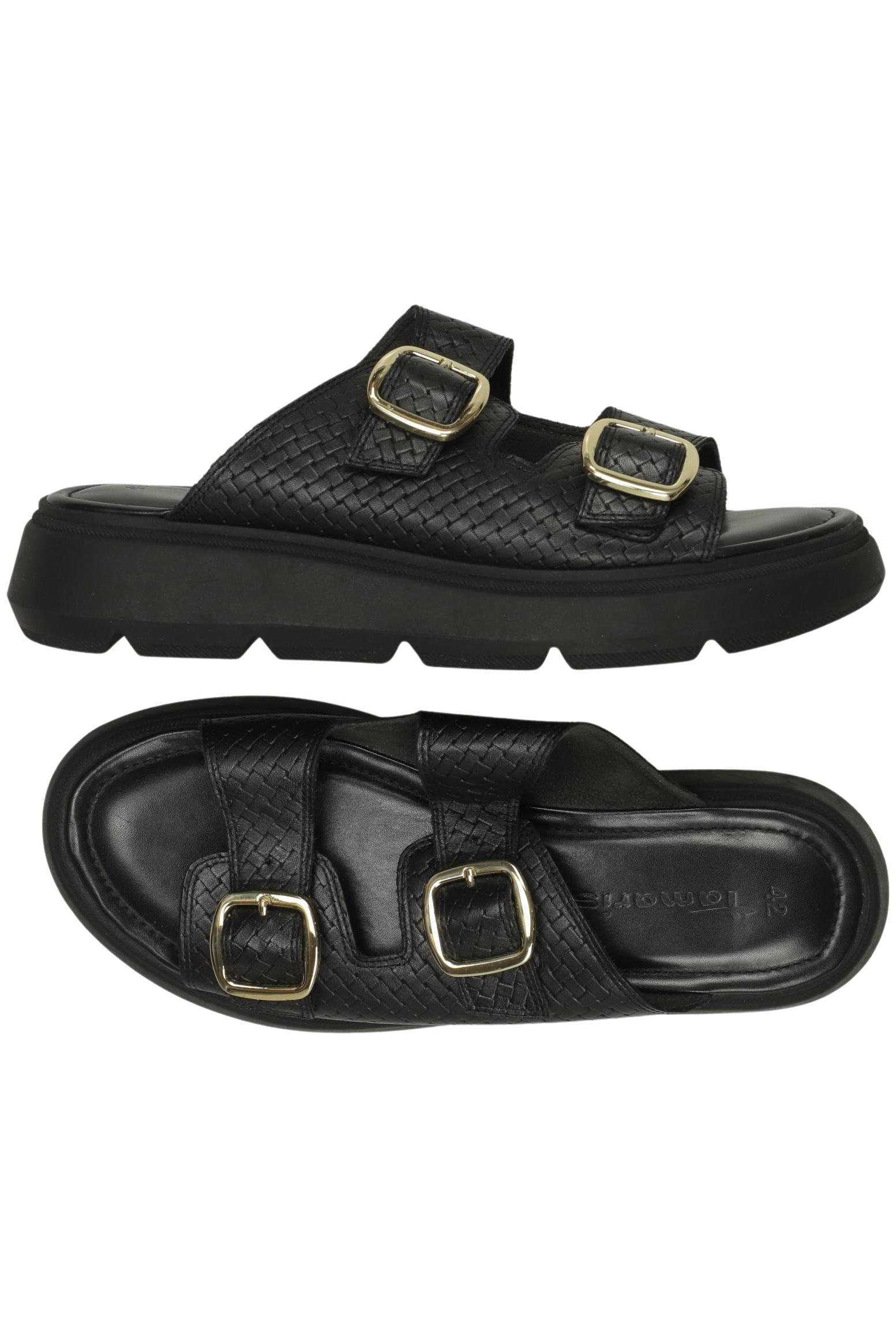 

Tamaris Damen Sandale, schwarz, Gr. 42